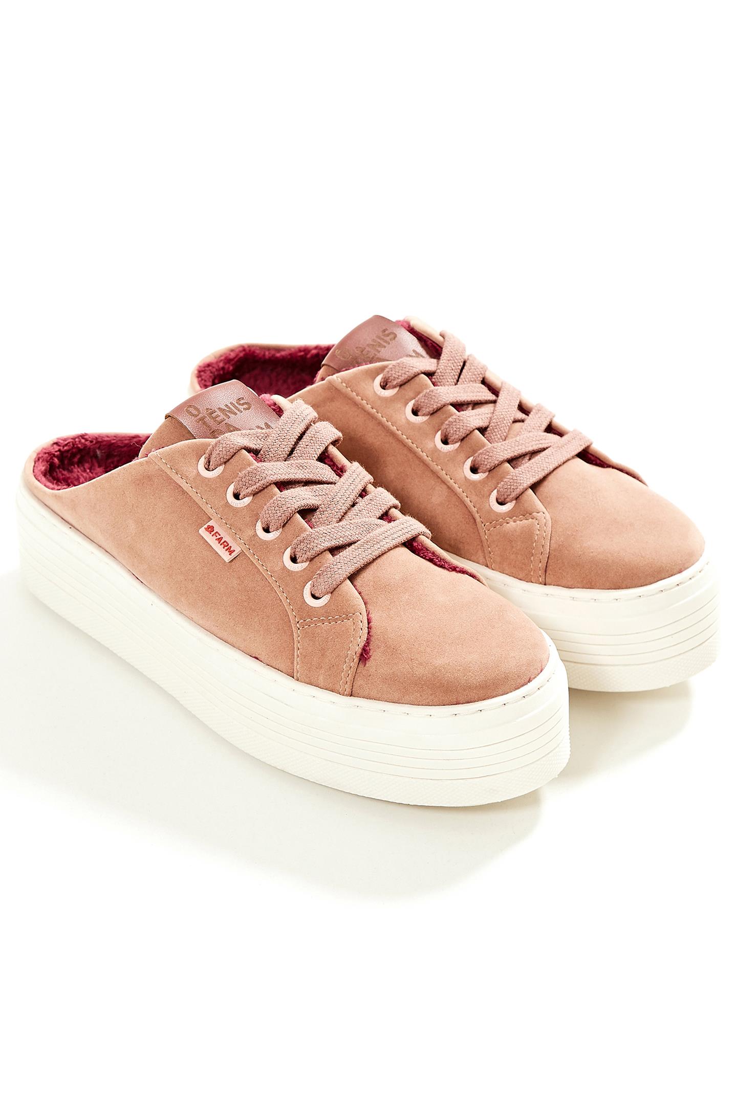 tenis farm mule preto