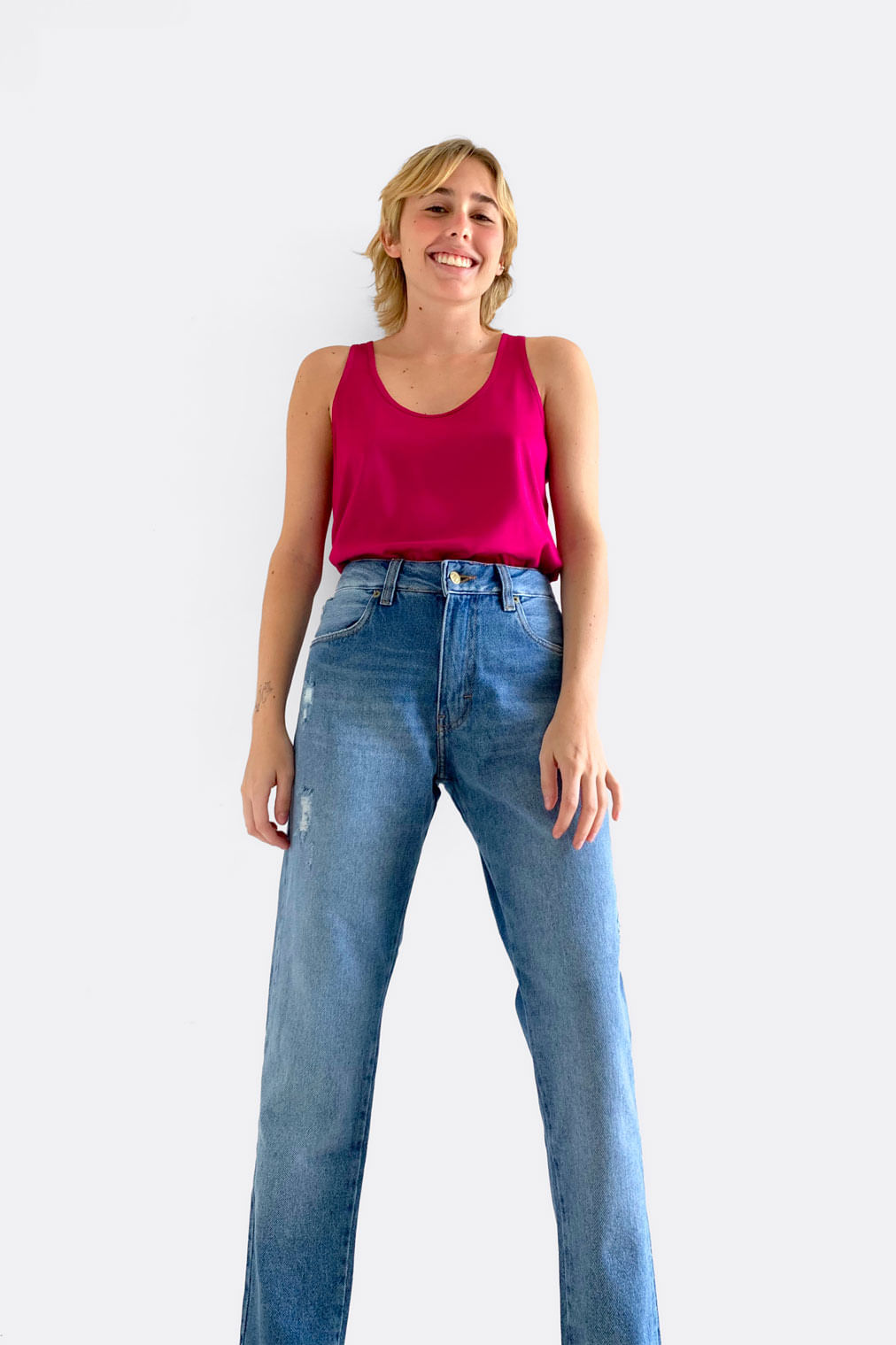 calça boyfriend jeans