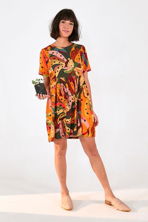 vestido camisa nó farm