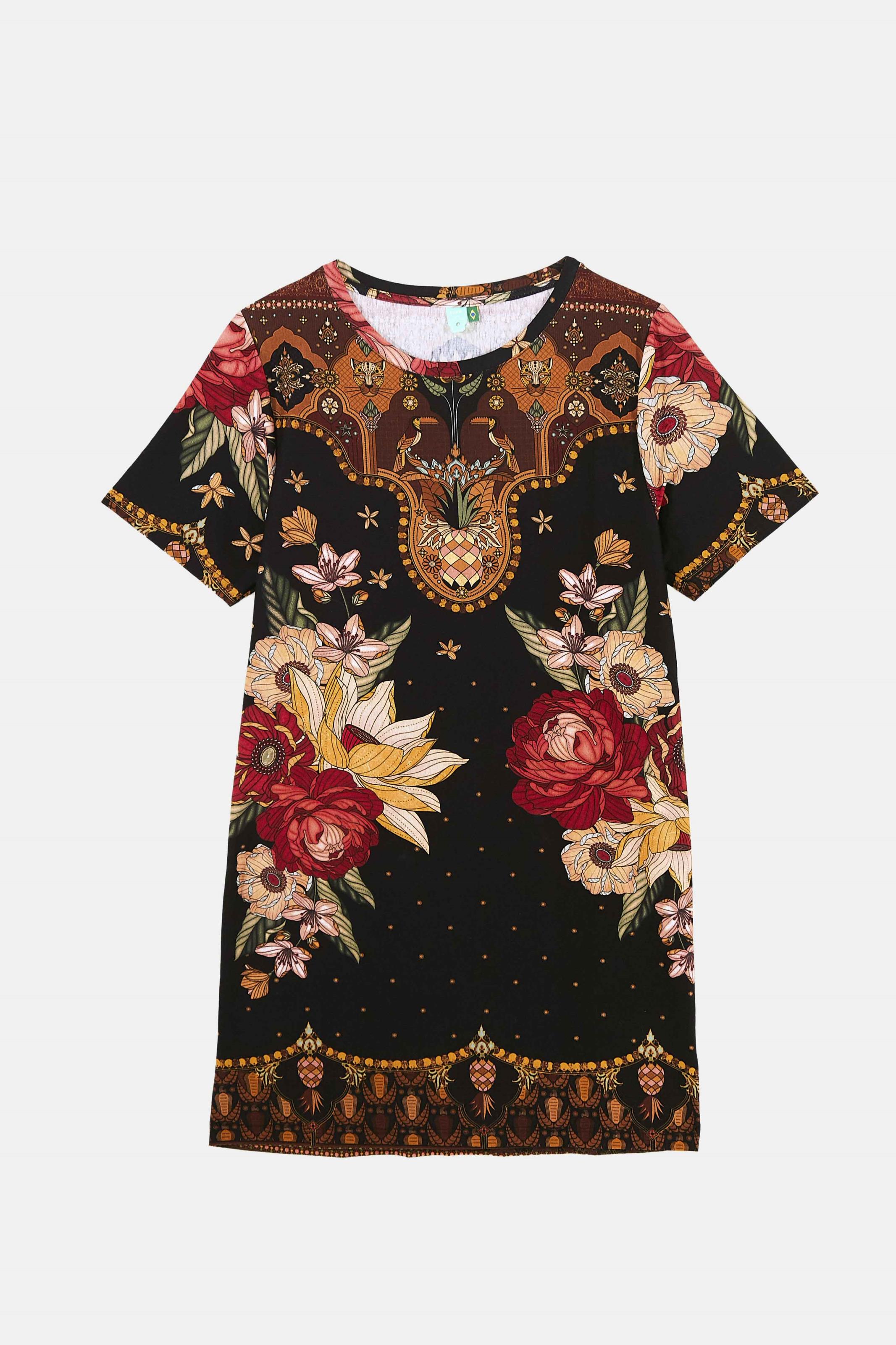 vestido flor do cerrado farm