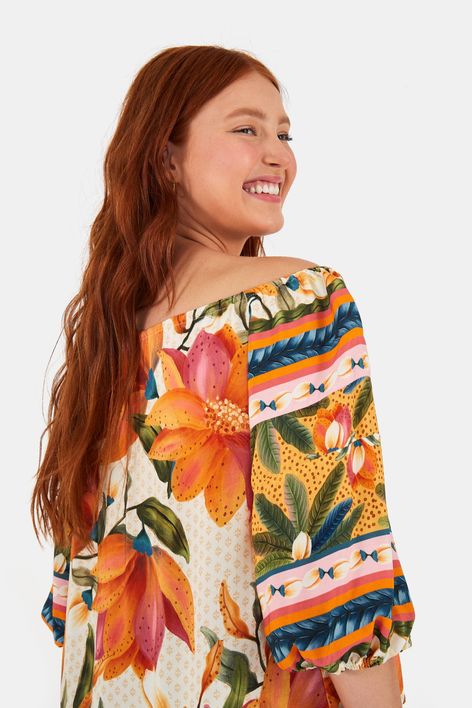 vestido bata farm