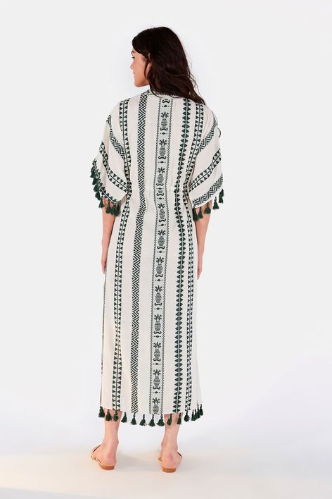 vestido farm kimono