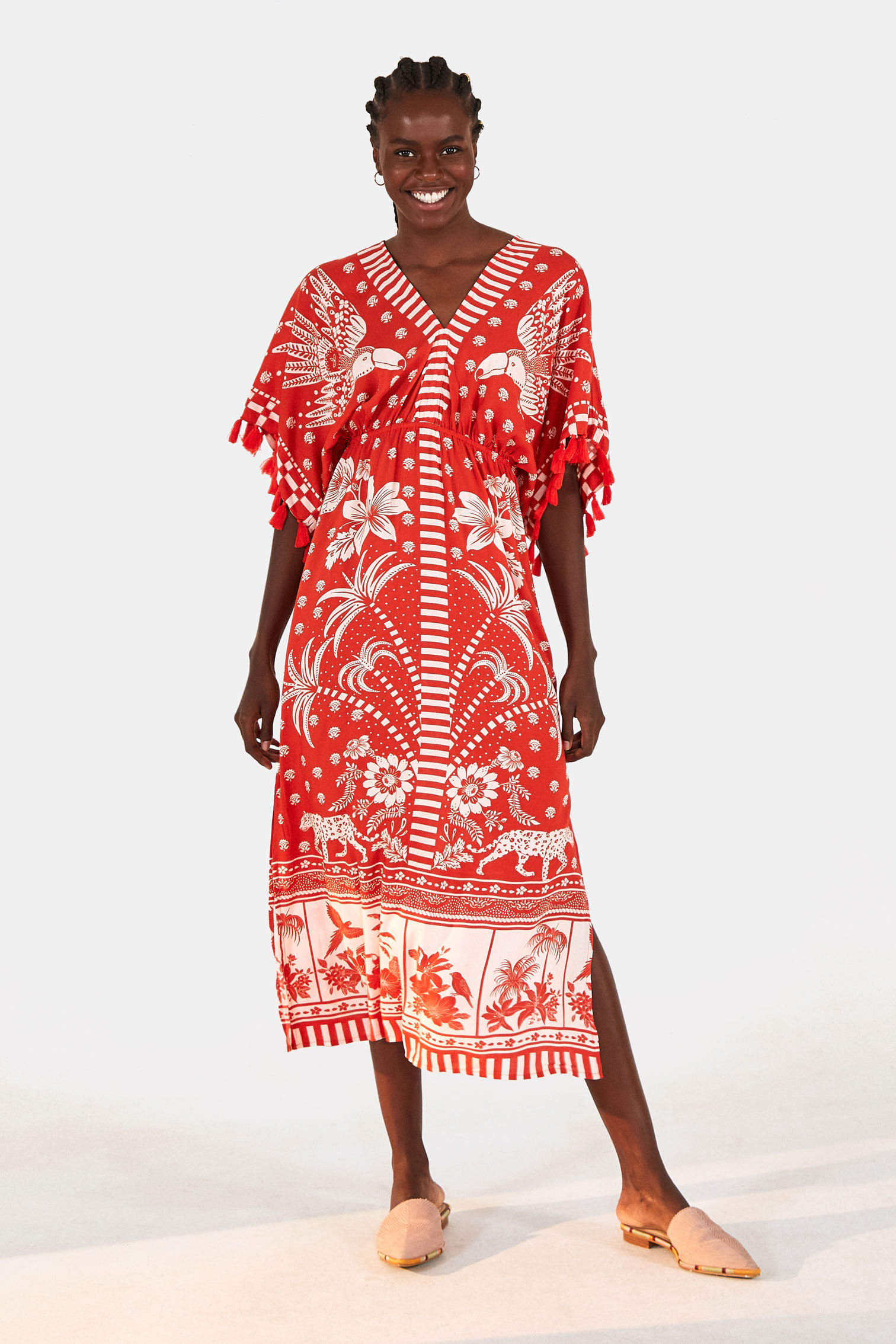 vestido longo ou midi