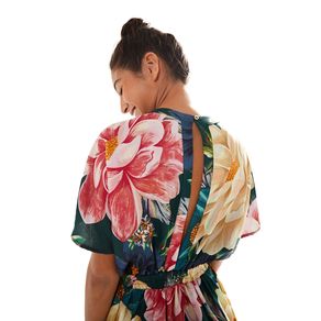 vestido flor de menina