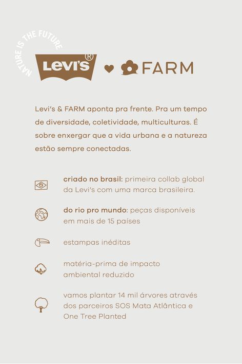 Calca Jeans Collage Levis - Farm