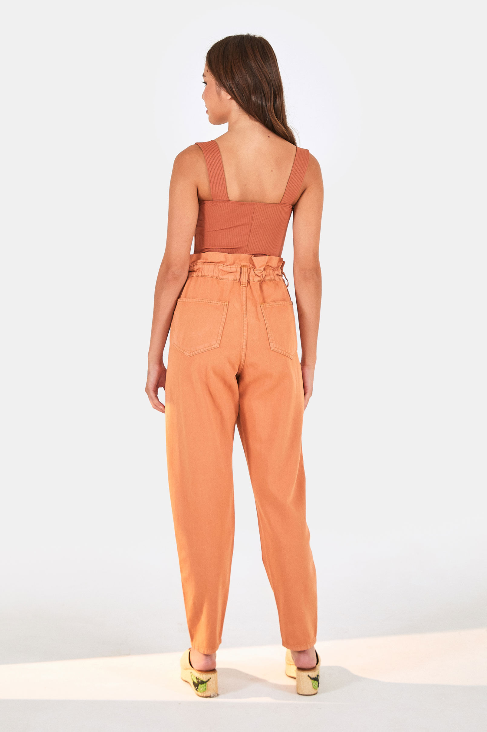 Calça Sarja Semi Baggy Color