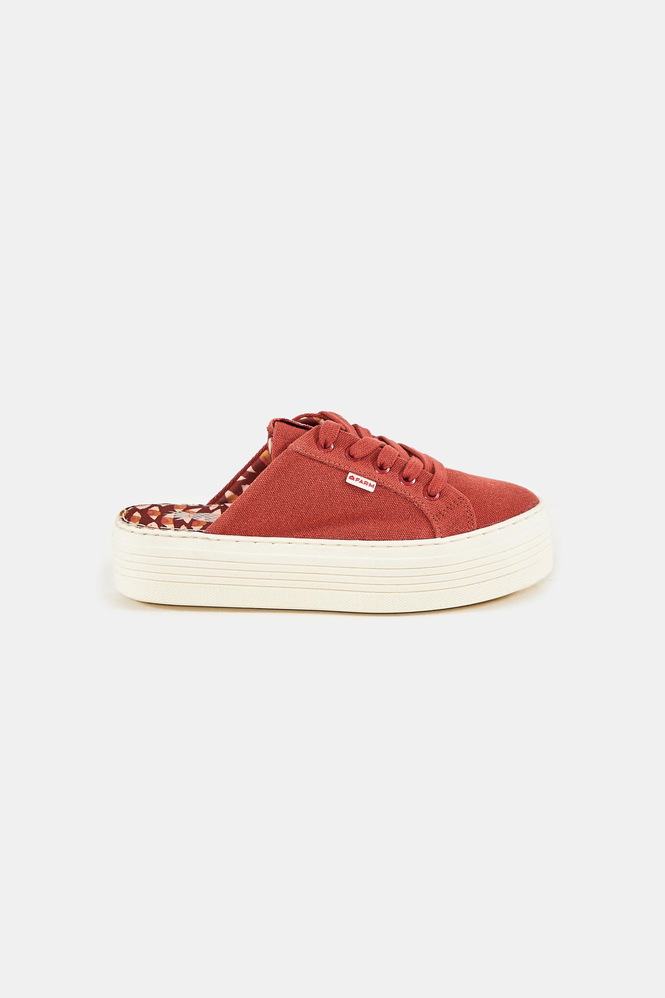 Tenis Laje Mule Lona - Farm