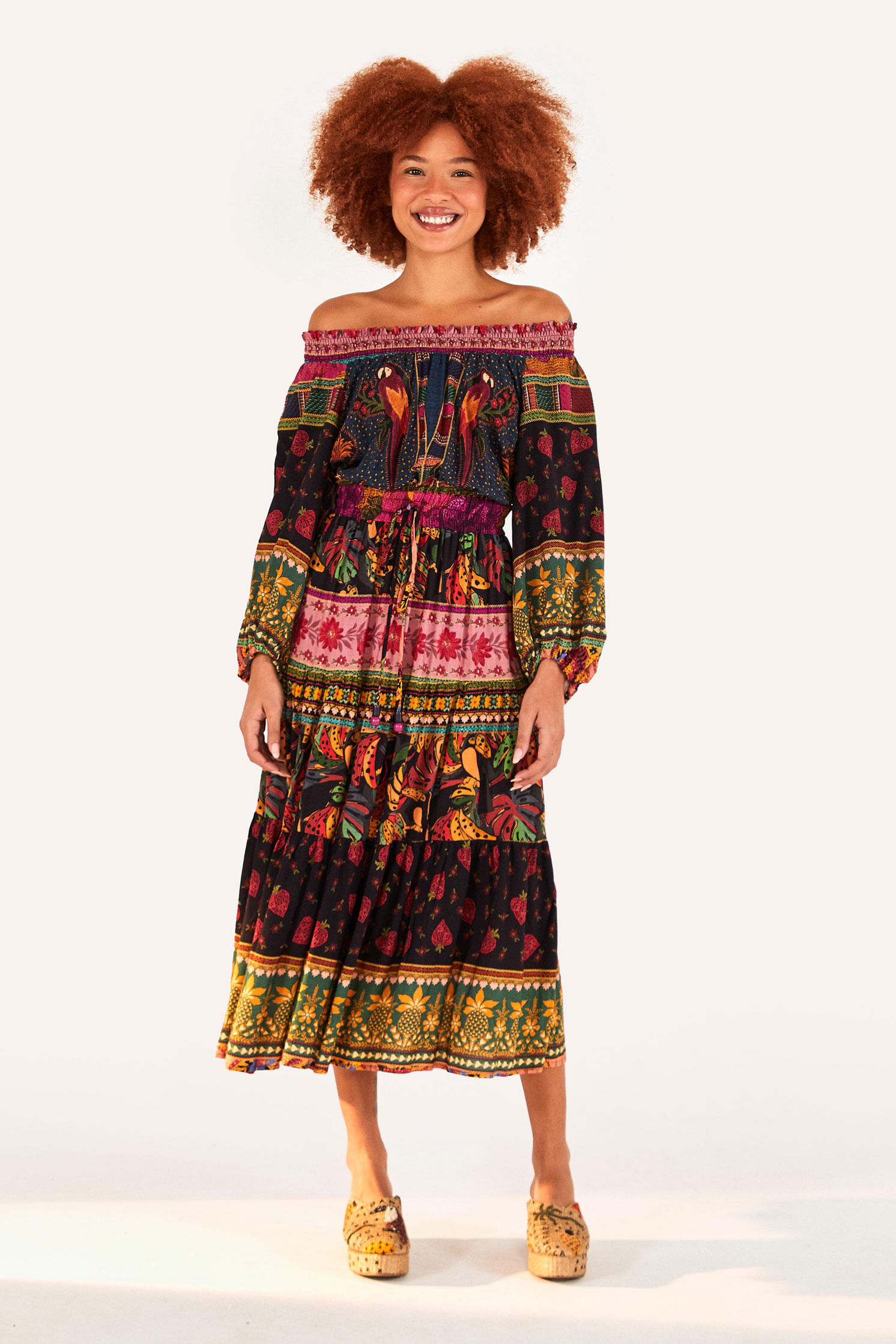 Vestido Cropped Com Manga Patch Lindeza