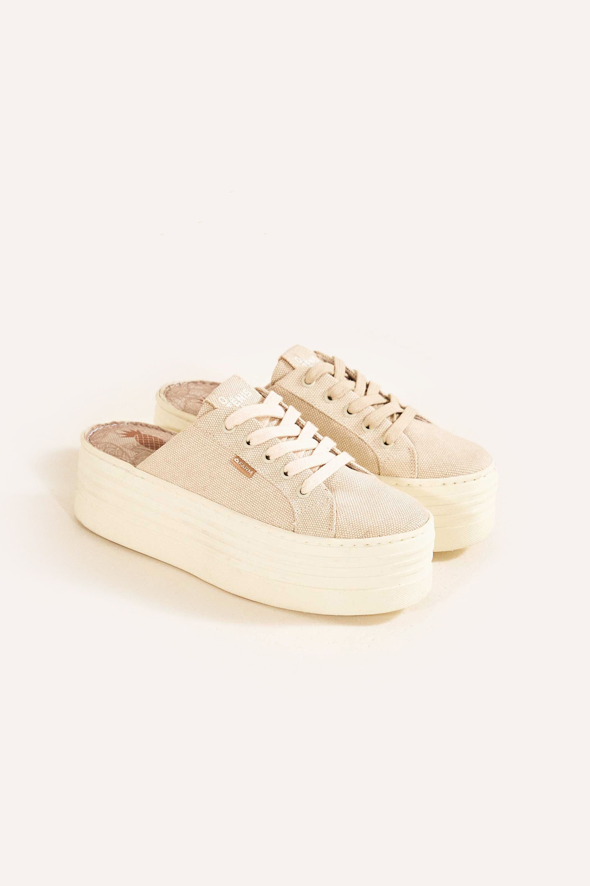 Tenis Sup Mule Lona - Farm