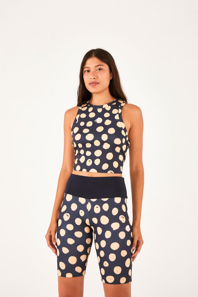 adidas polka dot shorts set