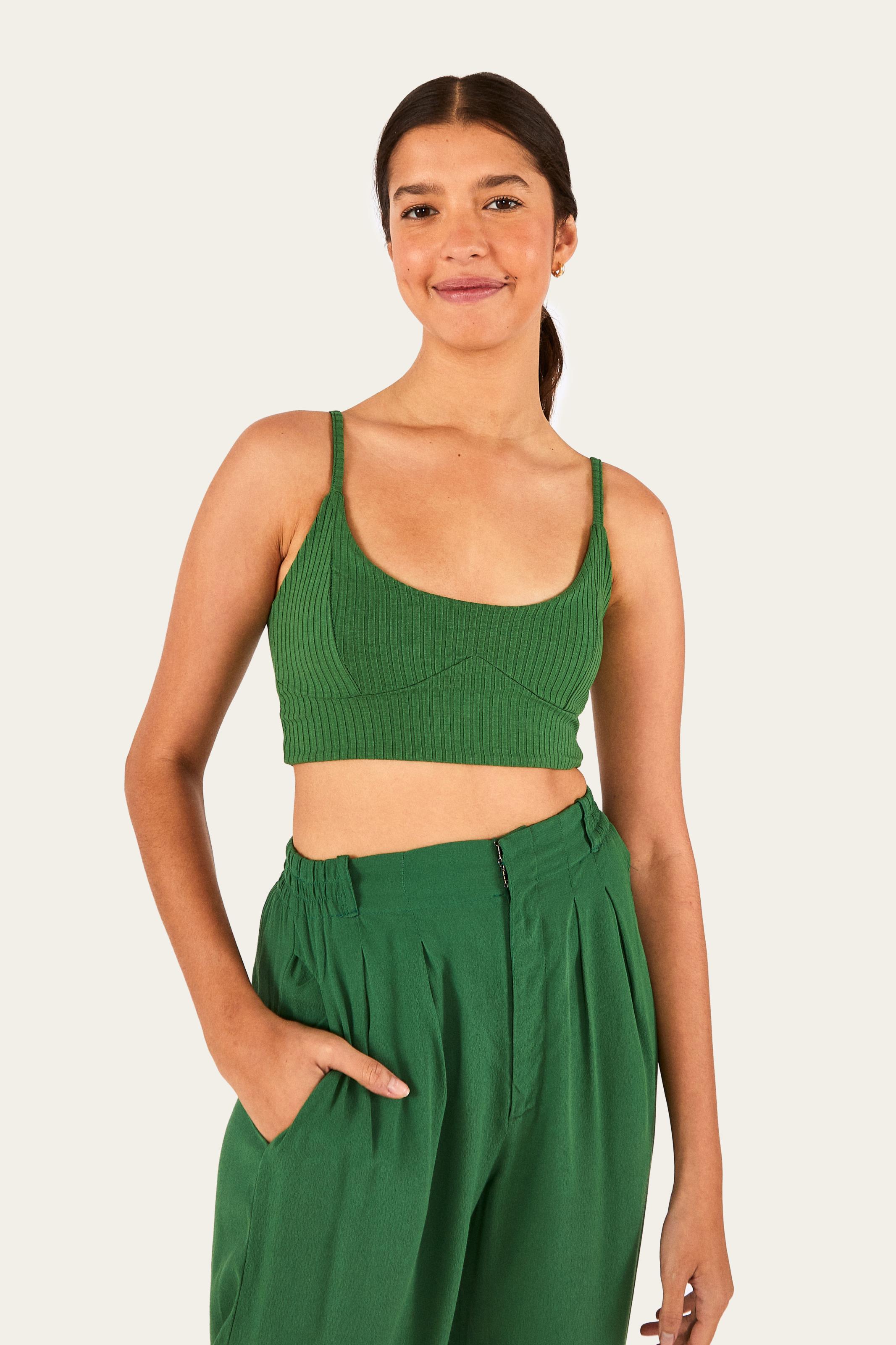 WOMEN FASHION Shirts & T-shirts Crochet Green M NoName crop top discount 76% 
