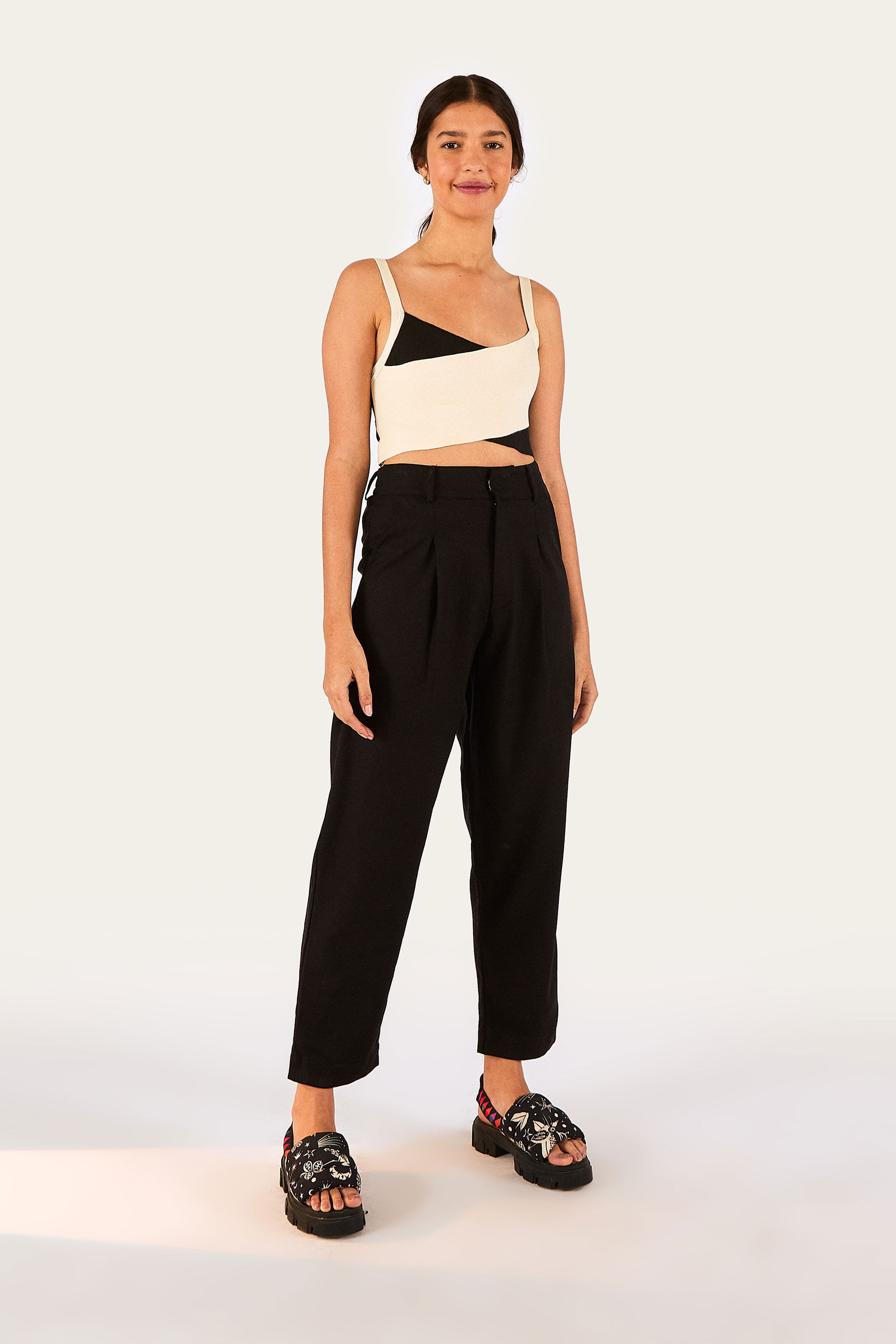 Top Tricot Bicolor