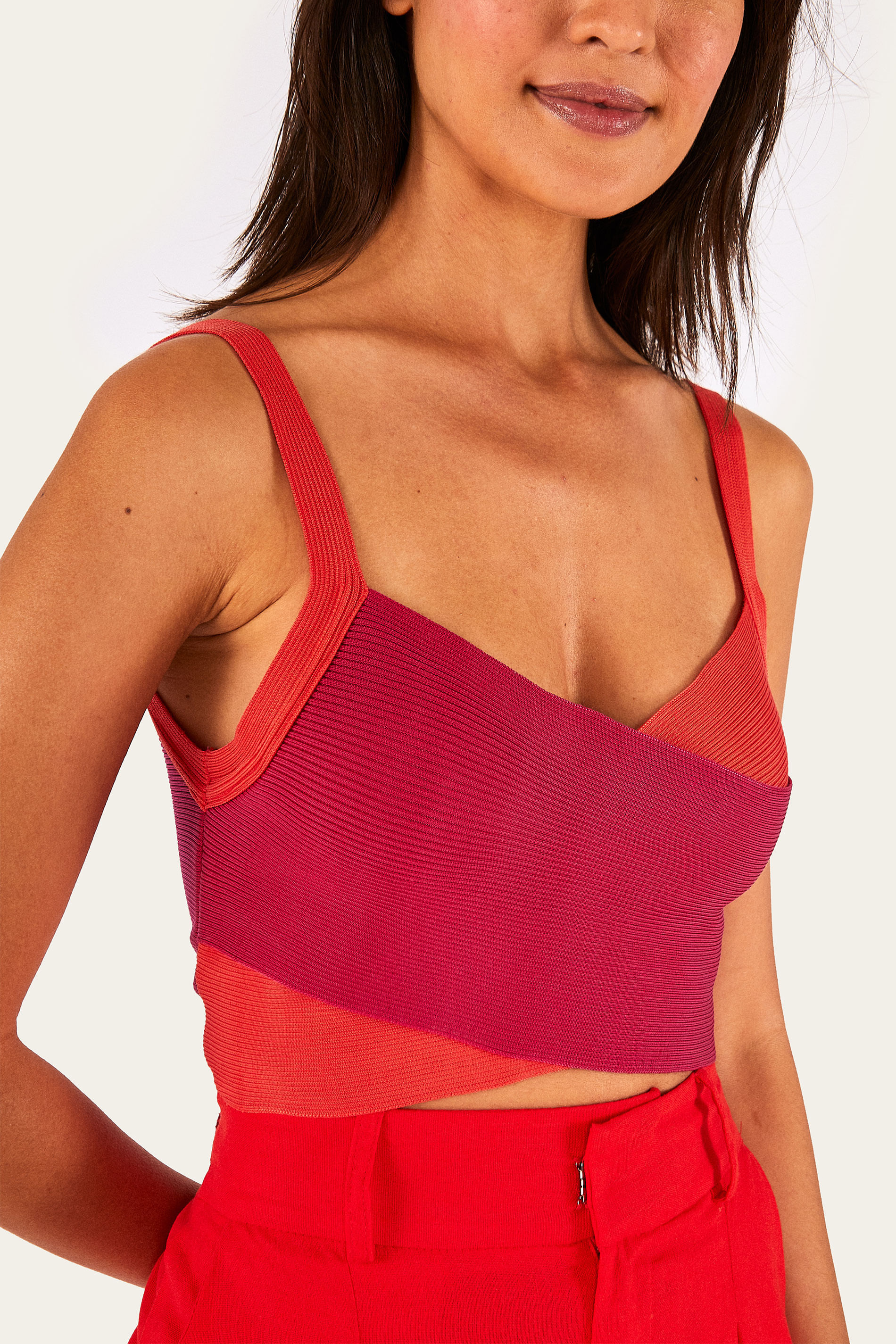 Top Tricot Bicolor