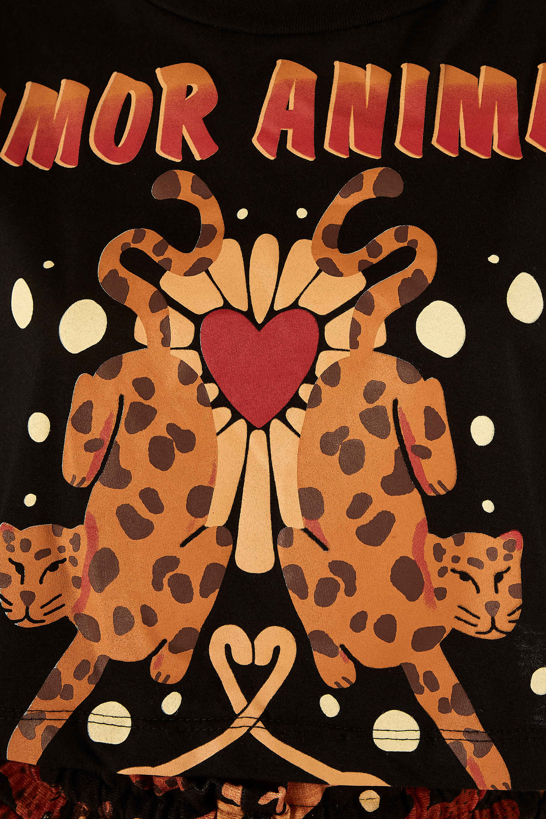 T-Shirt Box Estampada Amor Animal