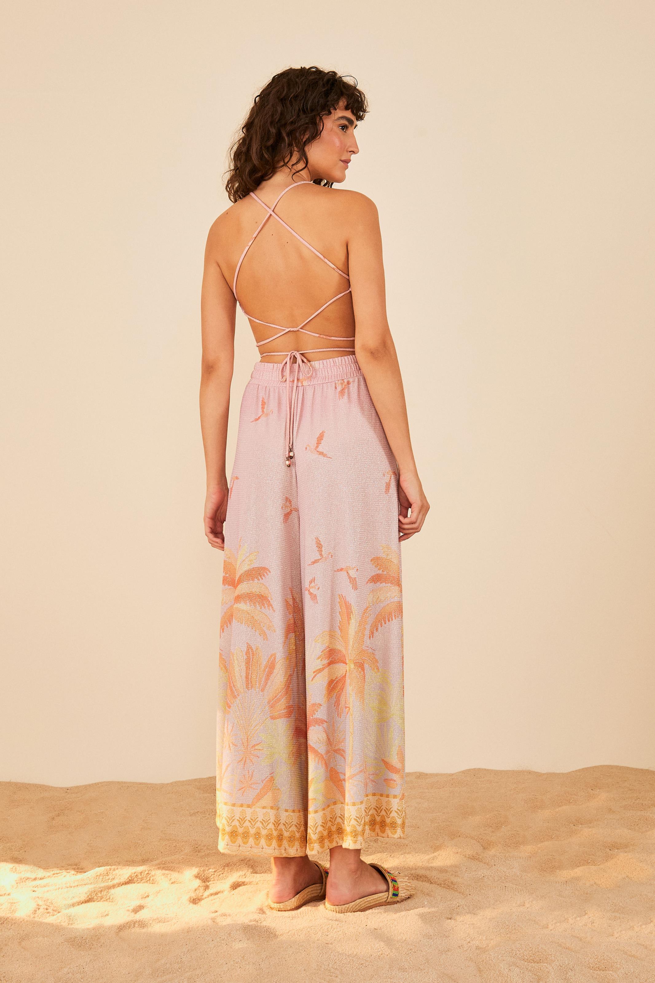 Top Estampado Céu Tropical