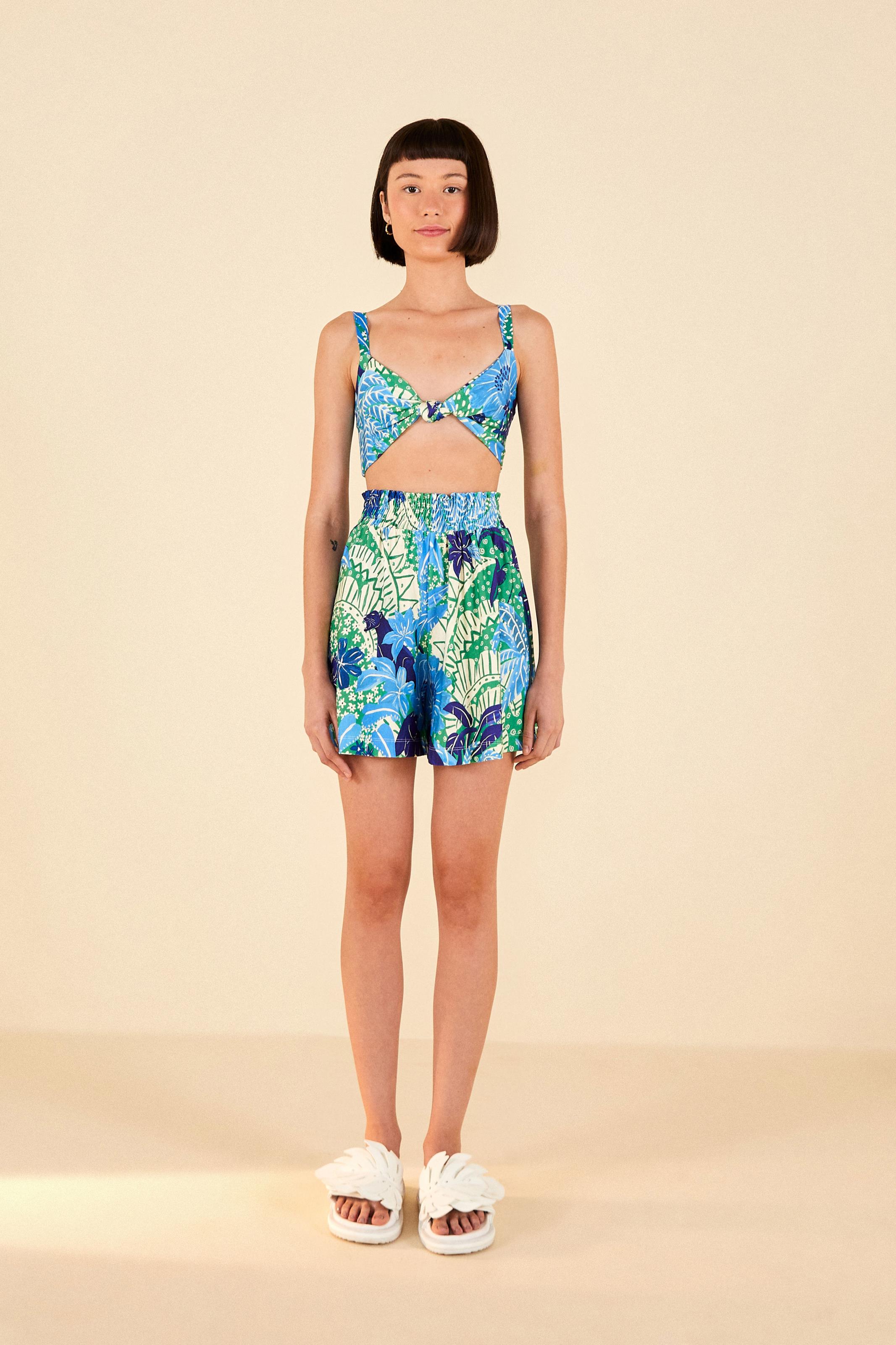 Top Estampado Onça Primaveril
