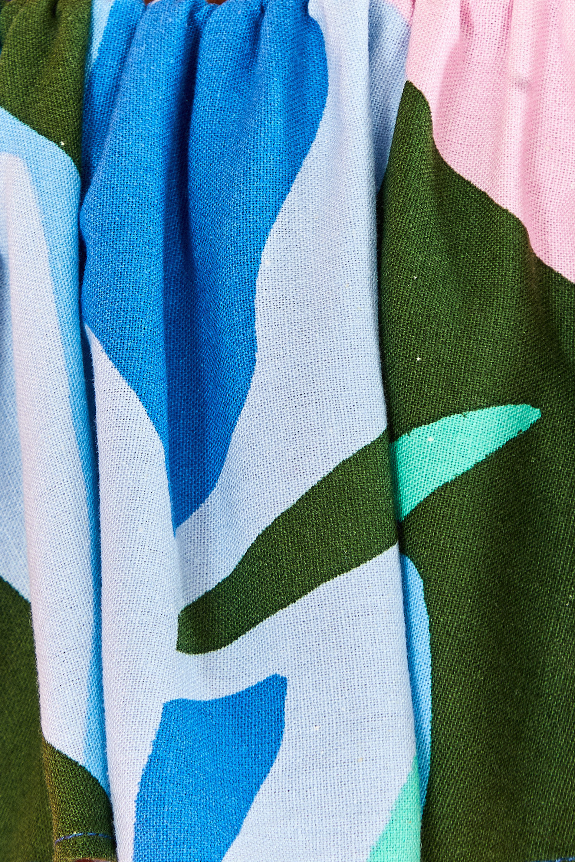 Top Estampado Folhagem Fresca
