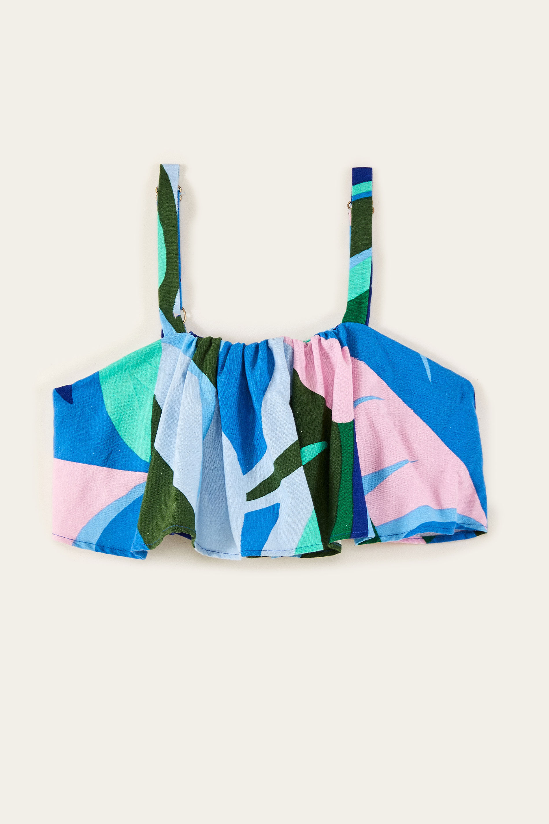 Top Estampado Folhagem Fresca