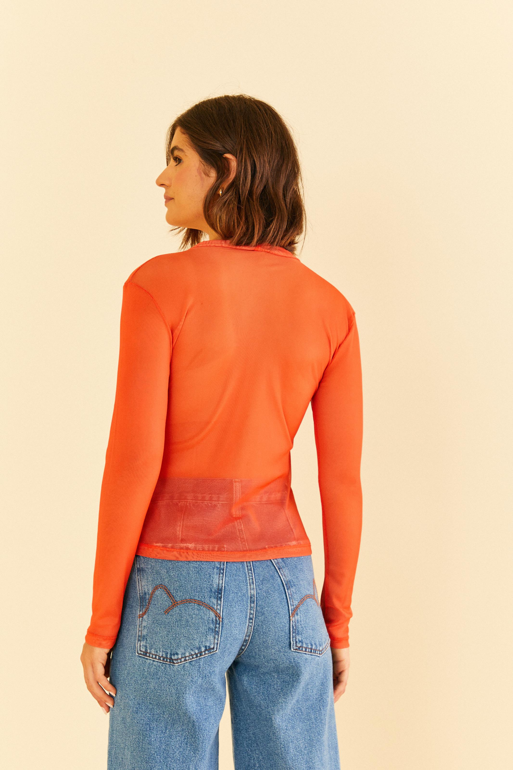 Blusa Gola Tule