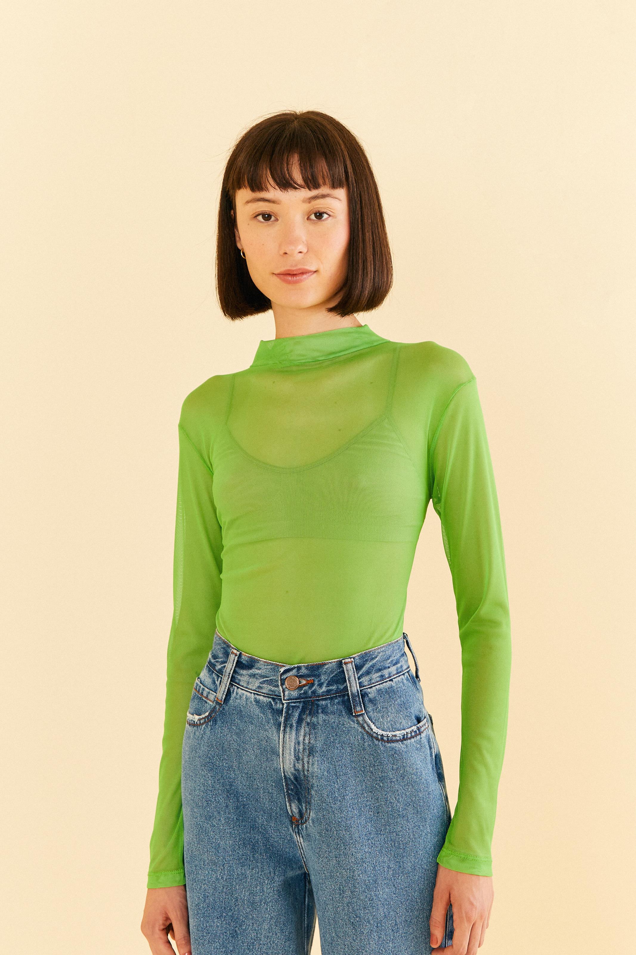 Blusa Gola Tule
