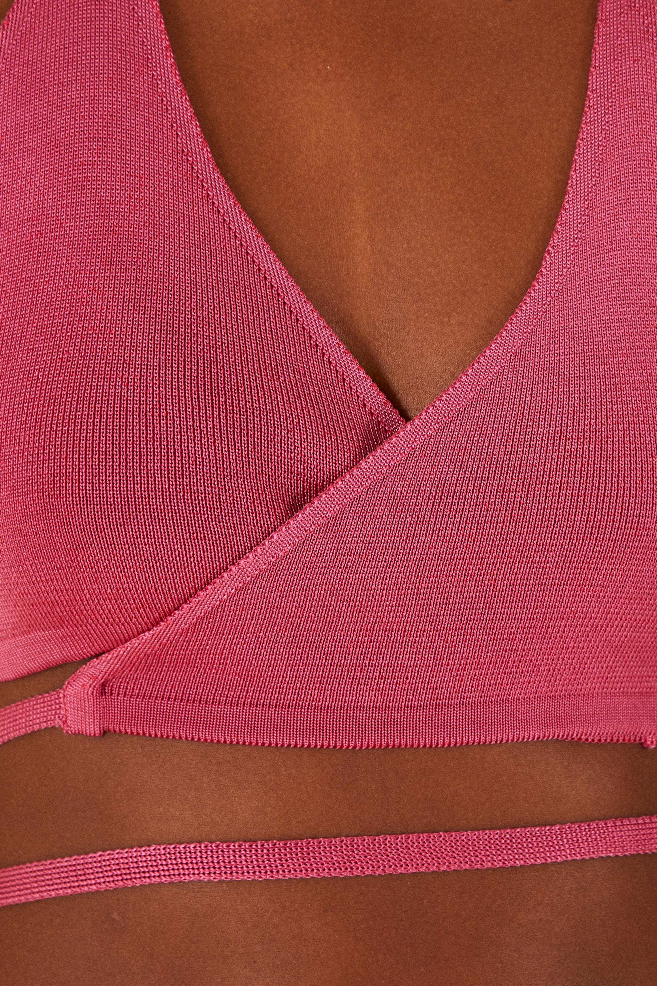Top Biquíni Tricot Amarração