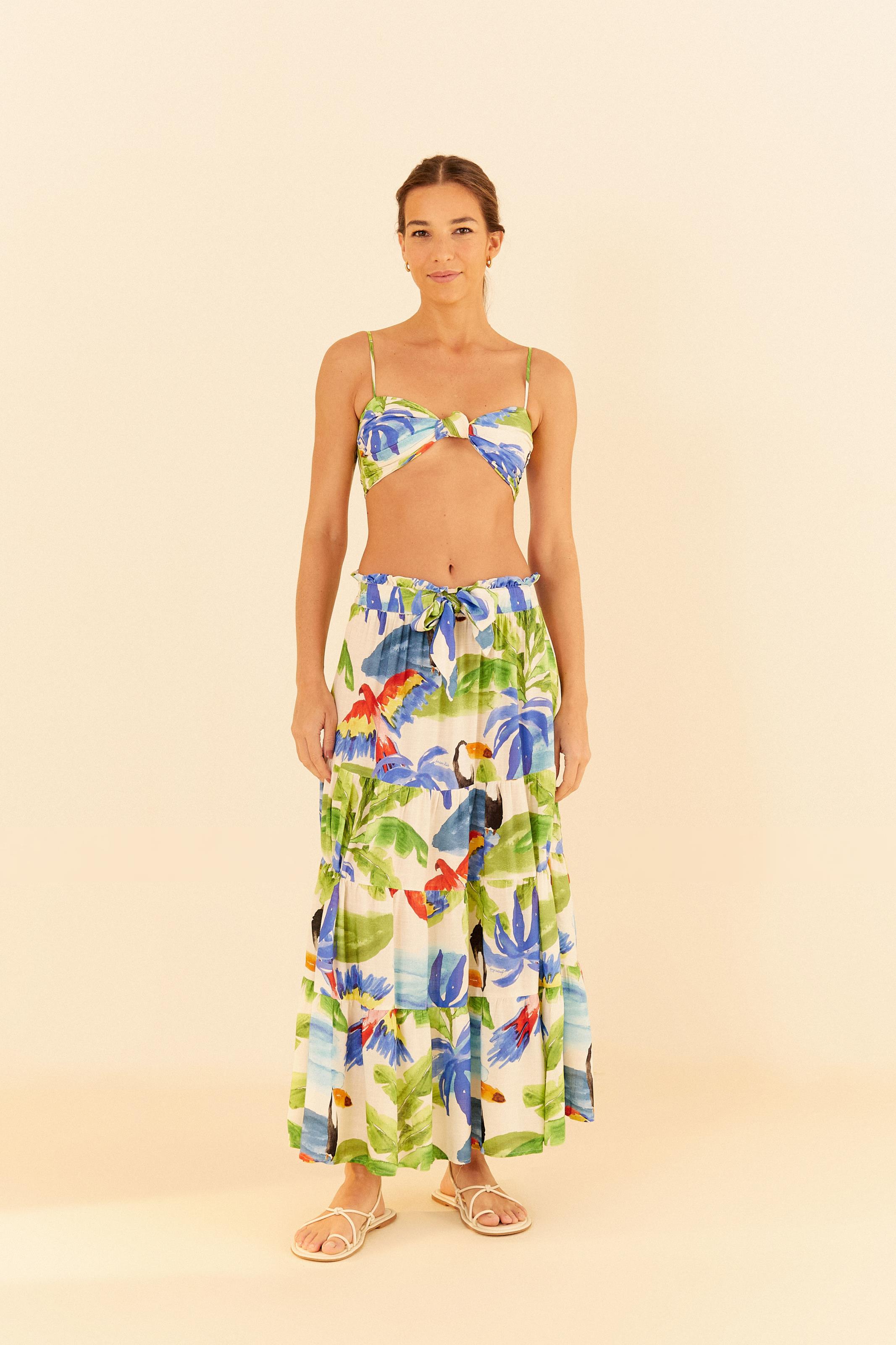 Top Estampado Frescor Tropical