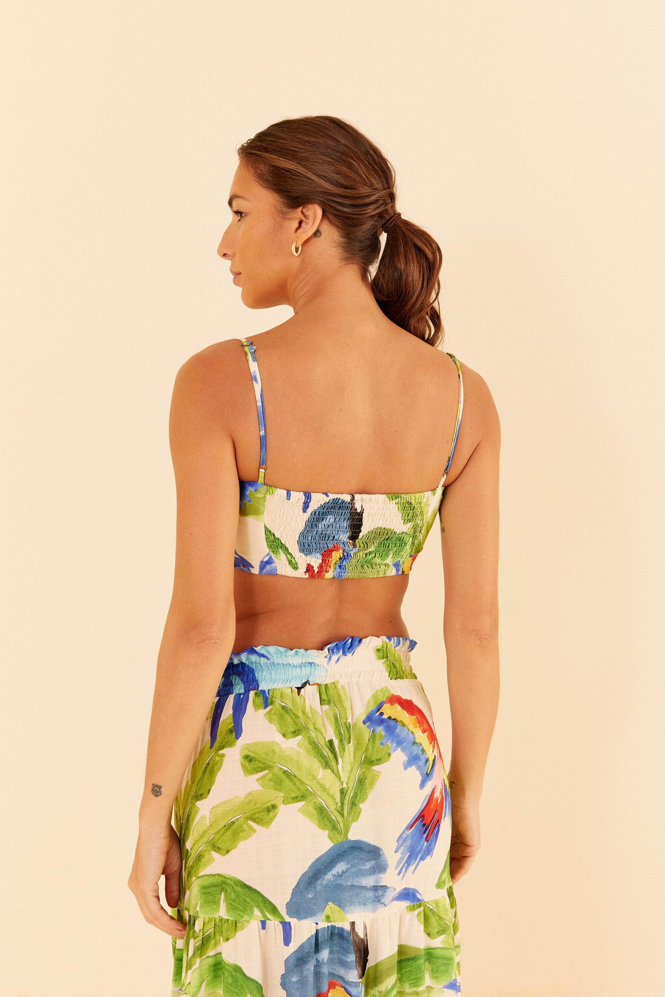 Top Estampado Frescor Tropical