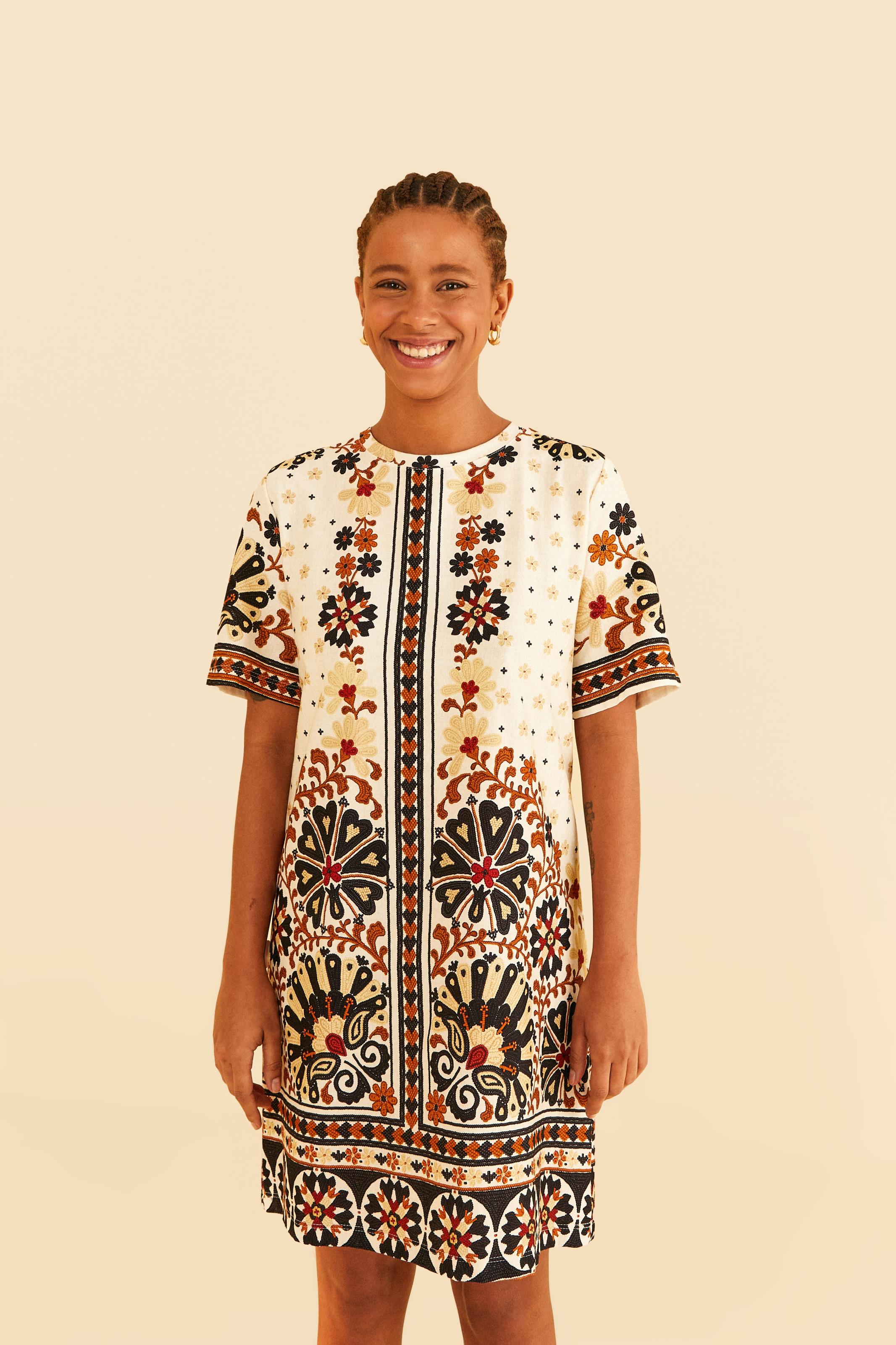 Vestido T-Shirt Estampado Doralice