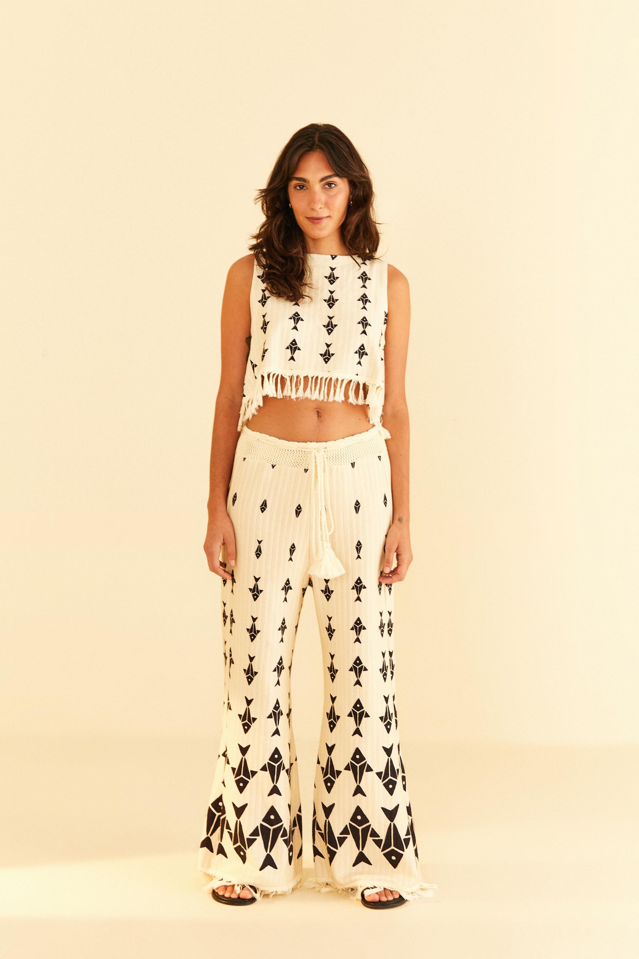 Blusa Estampada Peixinhos