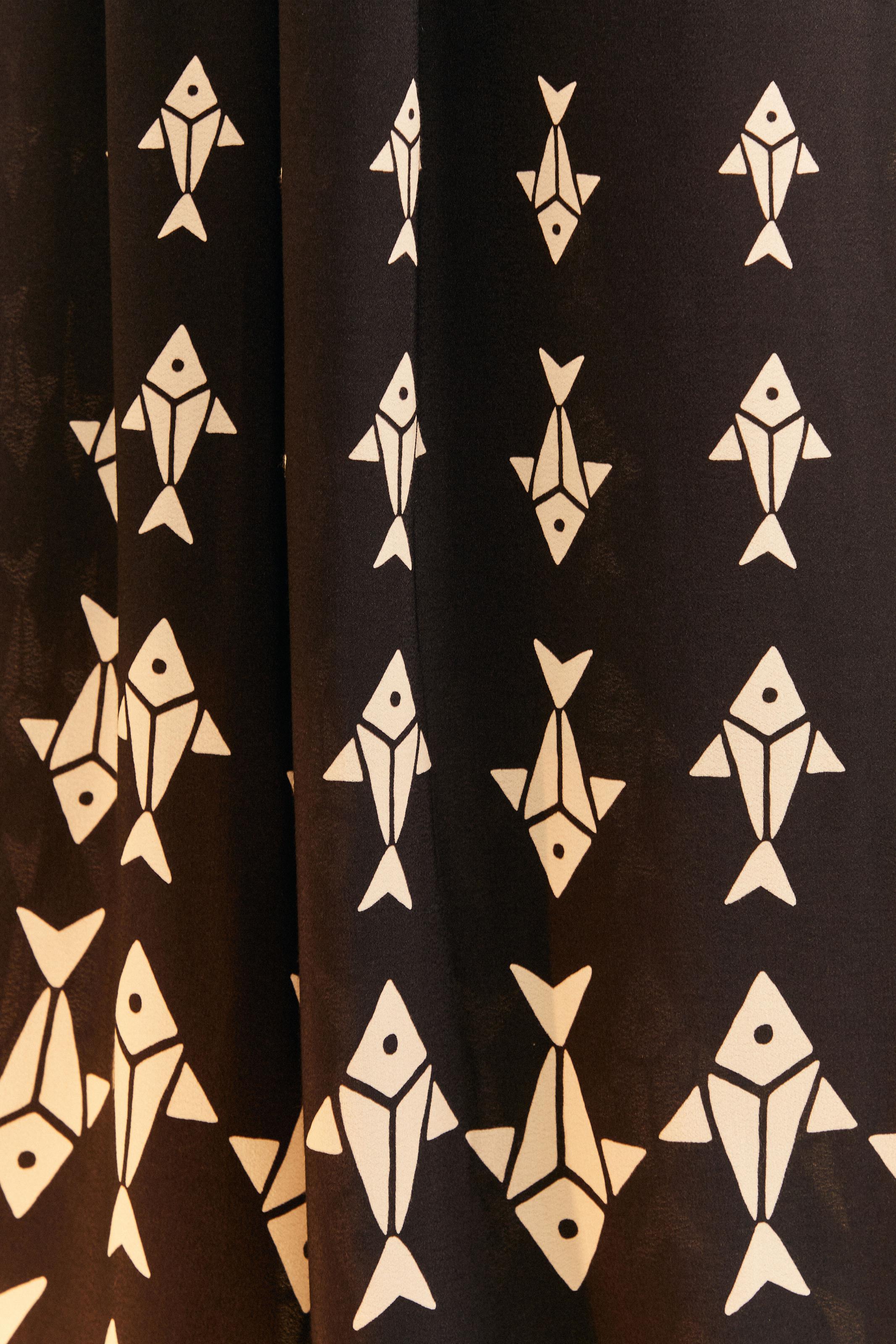 Calça Estampada Peixinhos