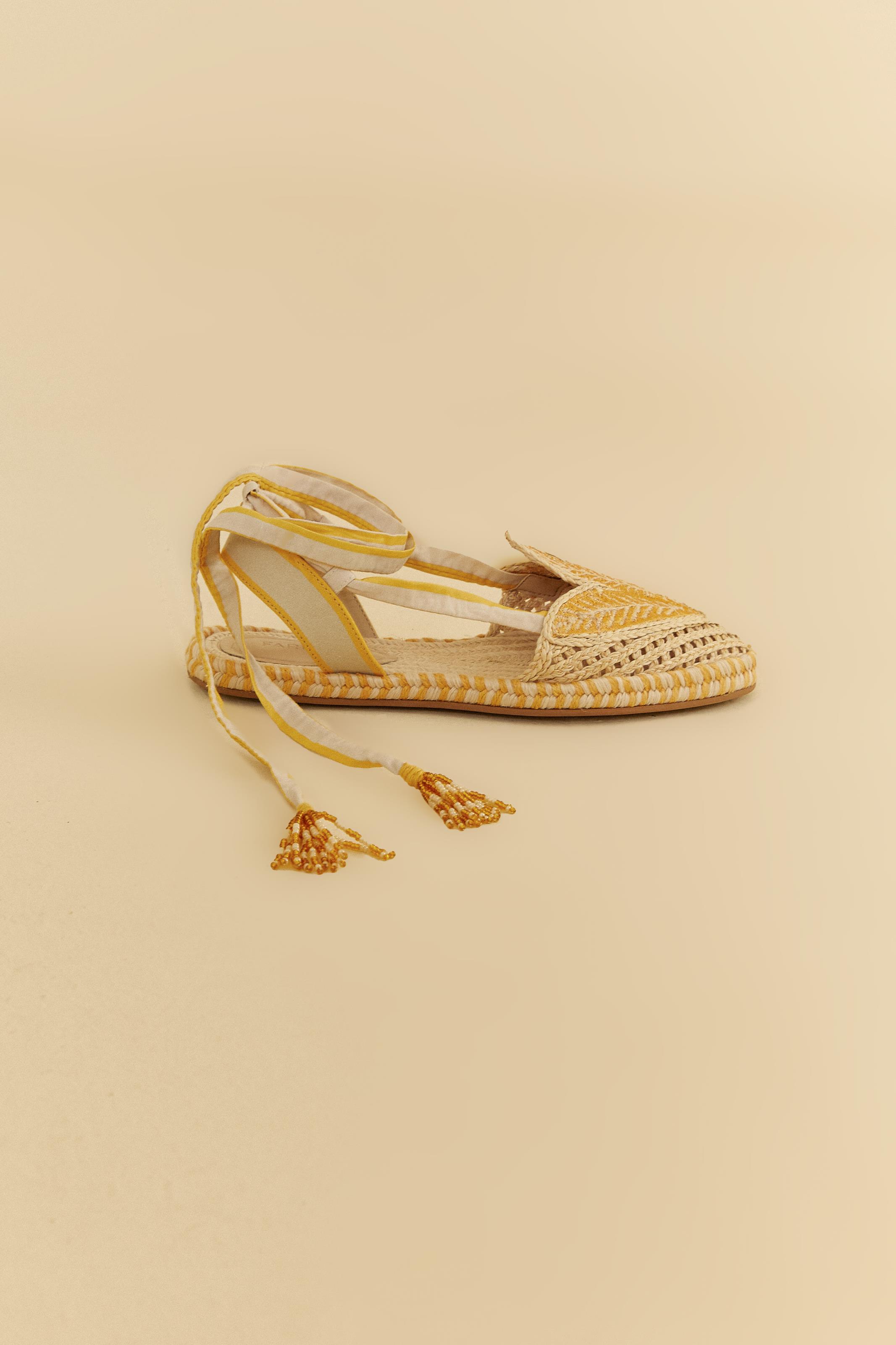 Sand Espadrille Flat