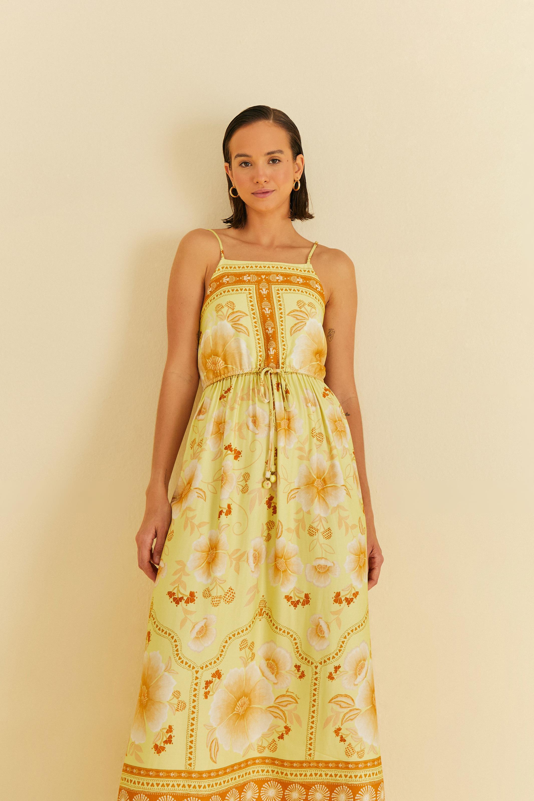 Vestido Longo Estampado Floral Veraneio - Main Image