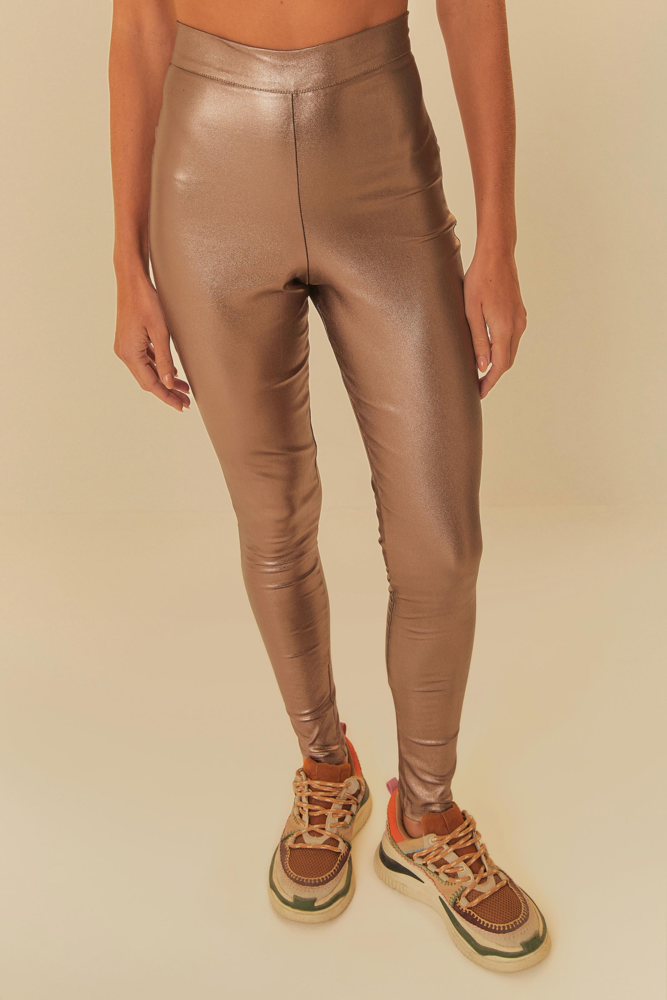 Calça Legging Metalizado