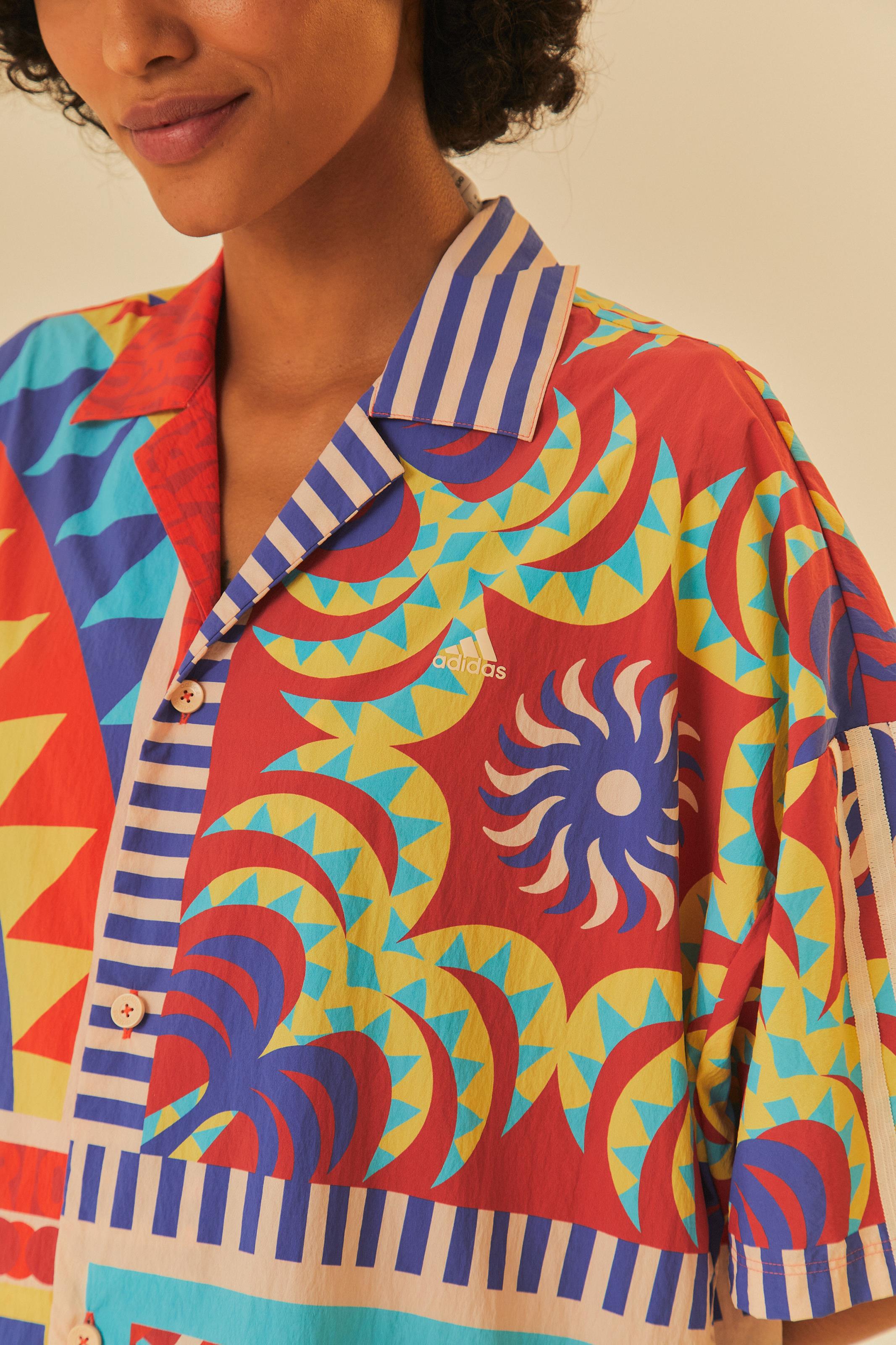 Camisa Adidas Solar Kaleidoscope Azul