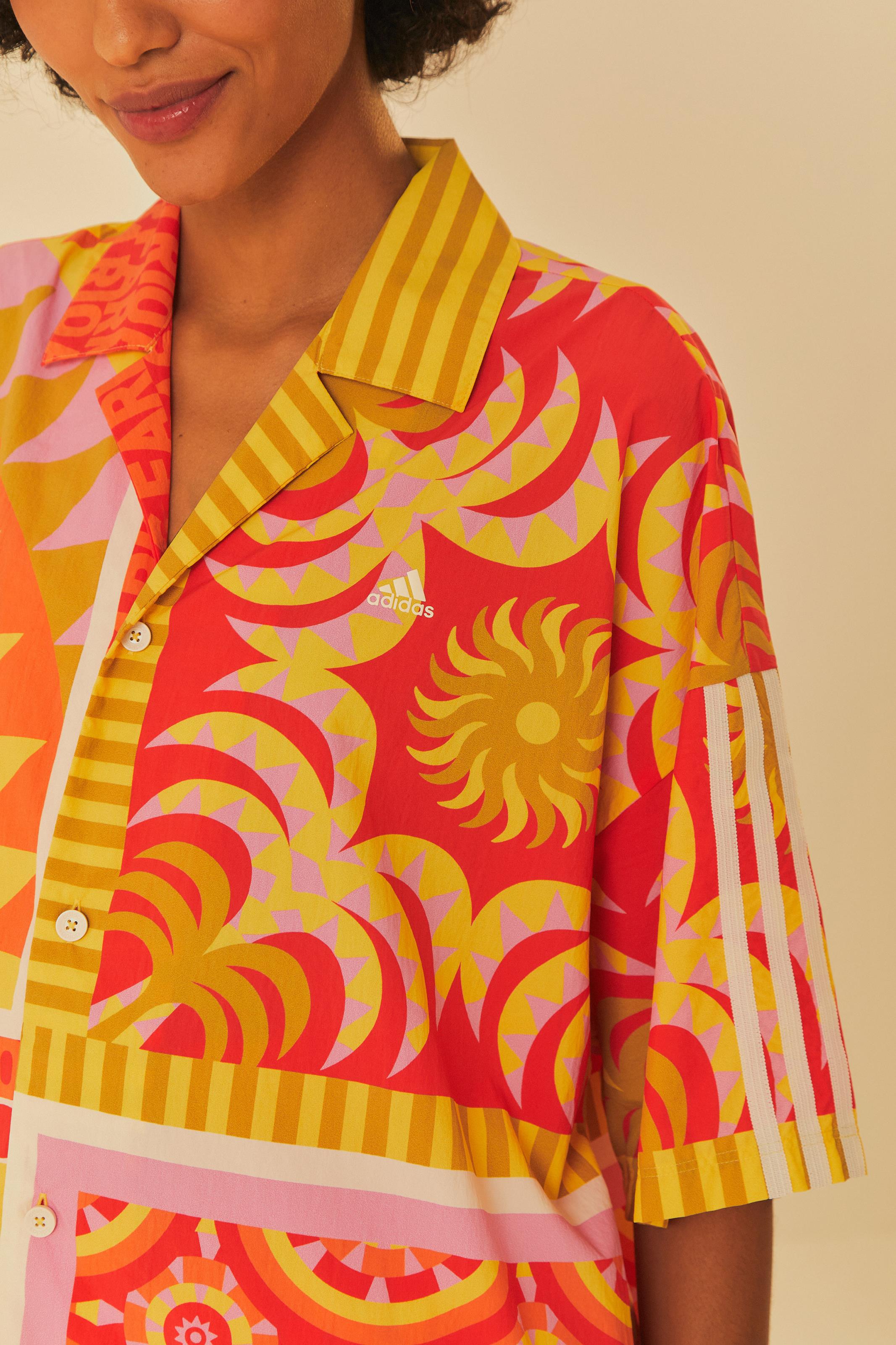 Camisa Adidas Solar Kaleidoscope Rosa