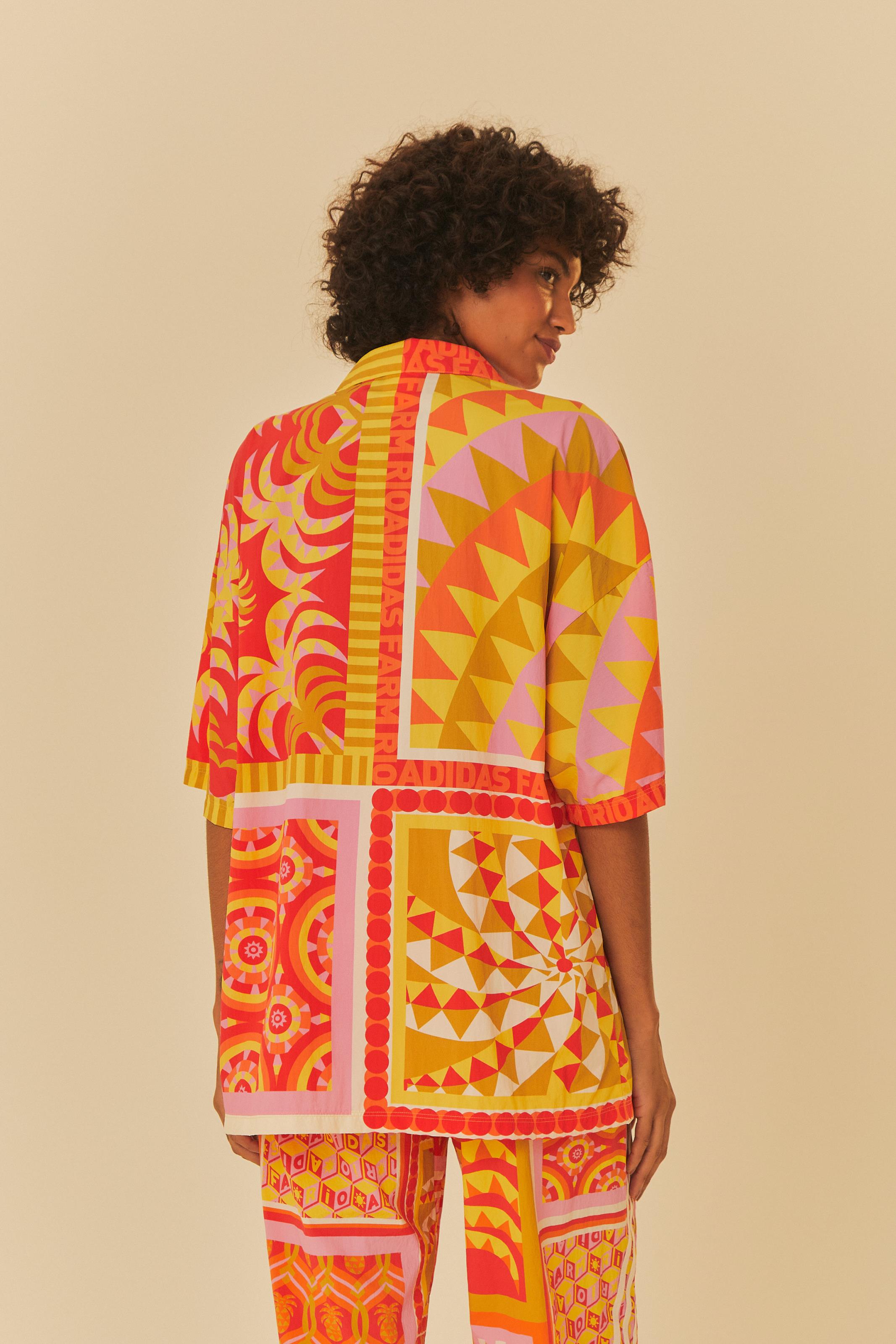 Camisa Adidas Solar Kaleidoscope Rosa