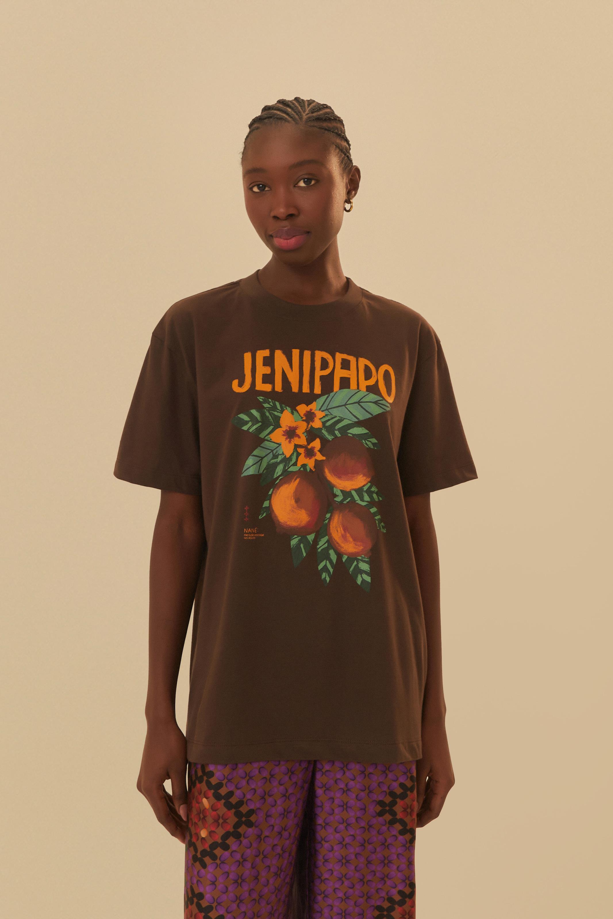T-Shirt Média Estampada Jenipapo