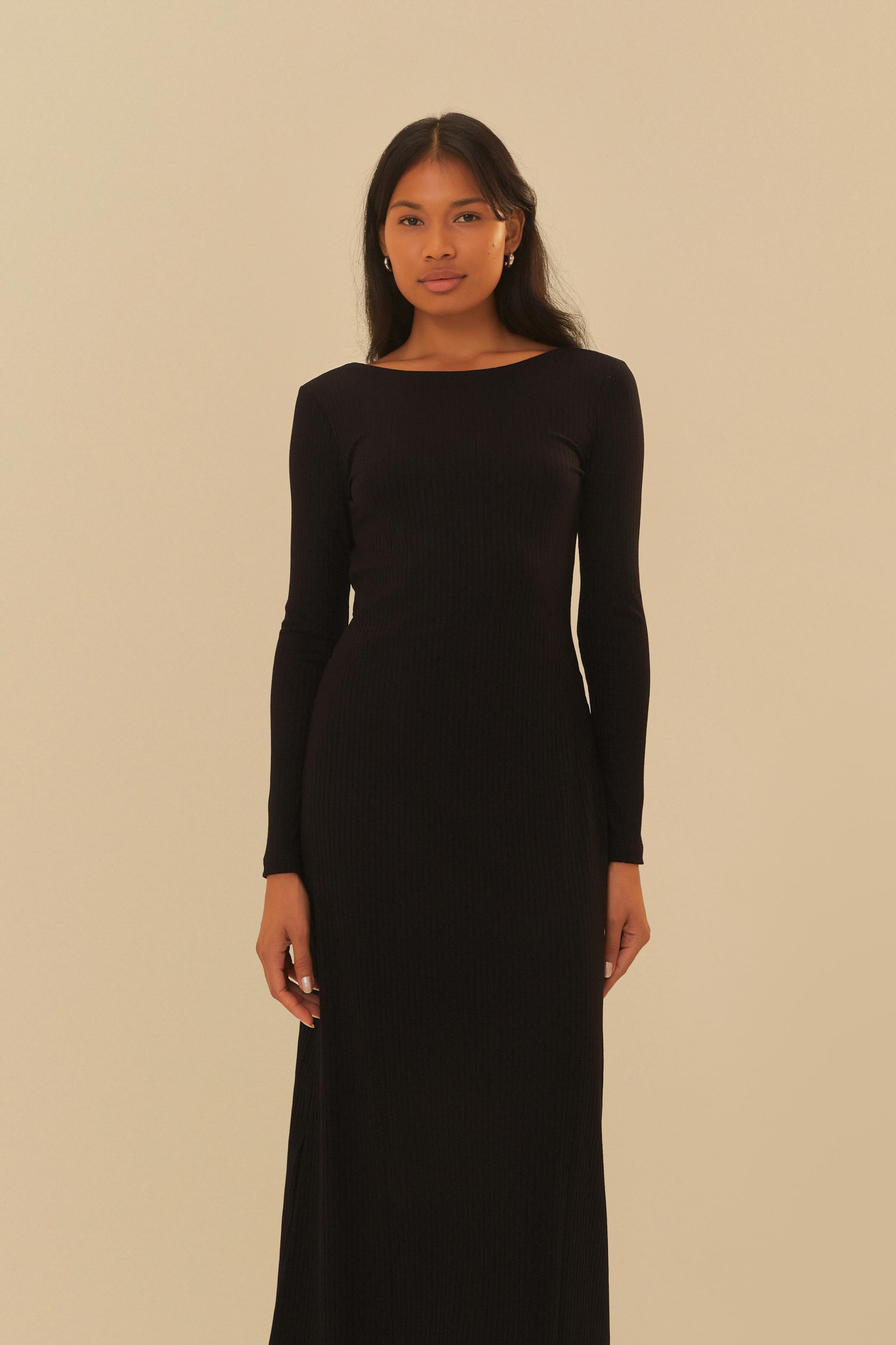 Vestido Decote u Costas