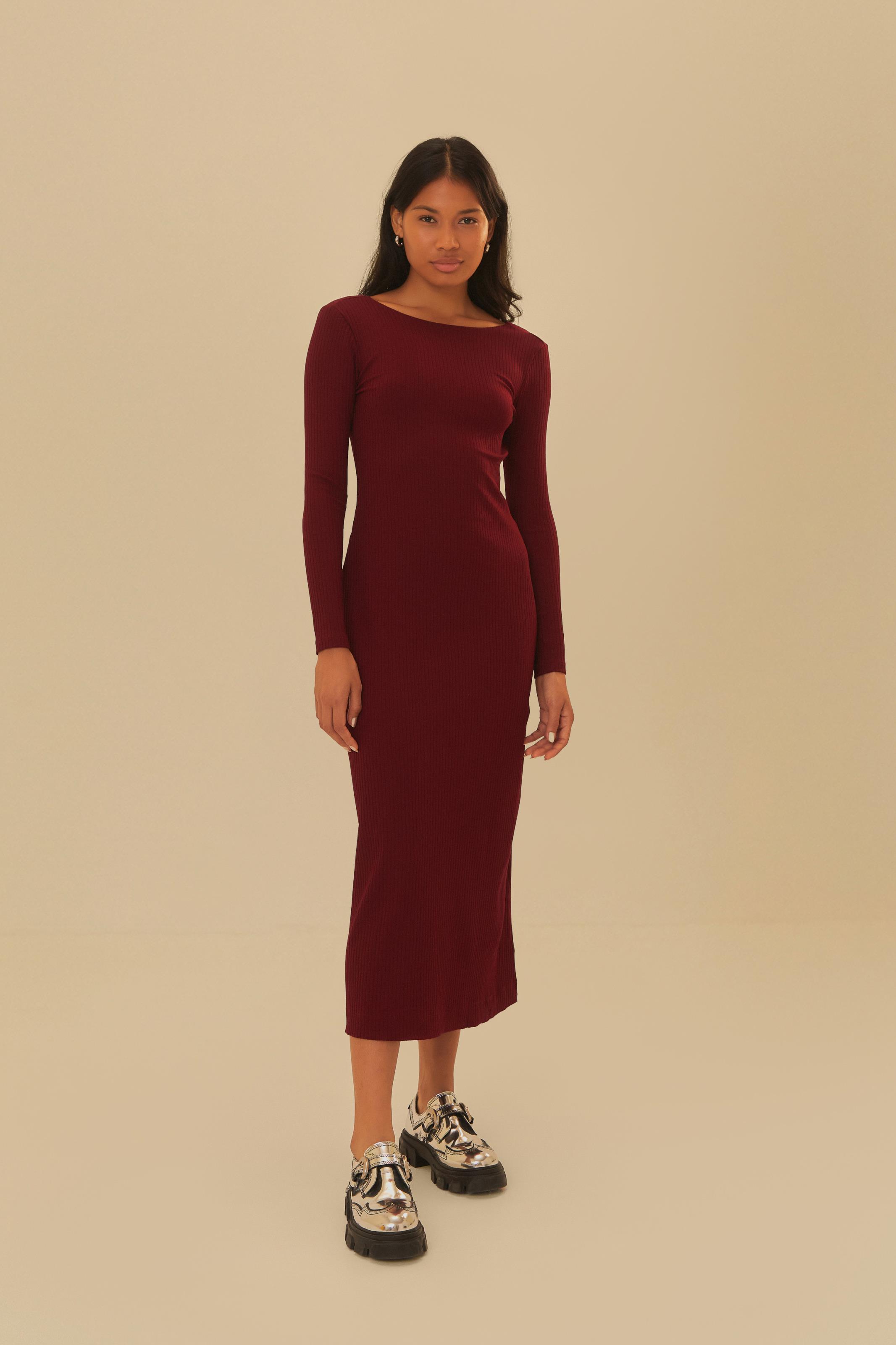Vestido Decote u Costas