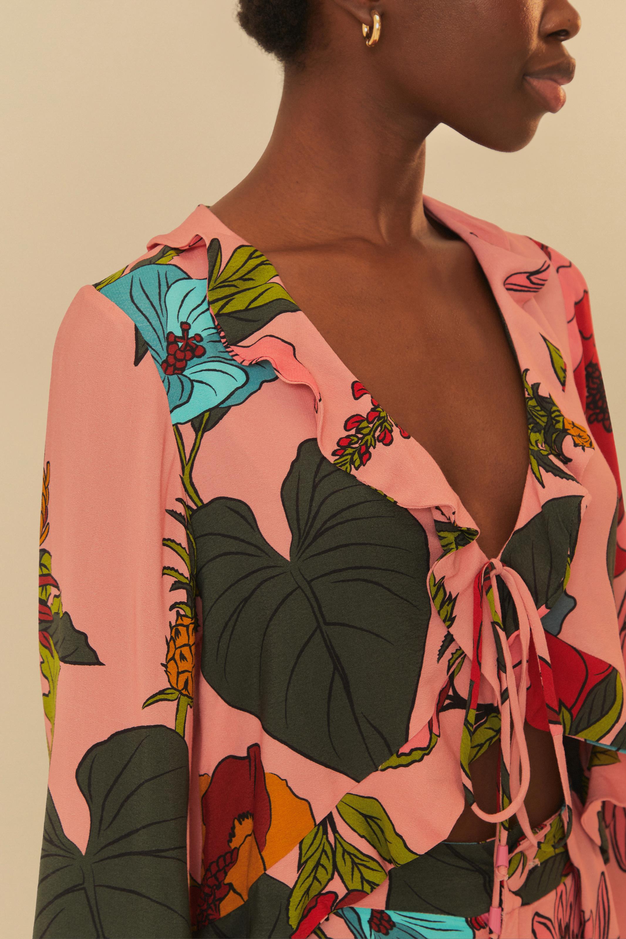 Blusa Estampada Calor Floral