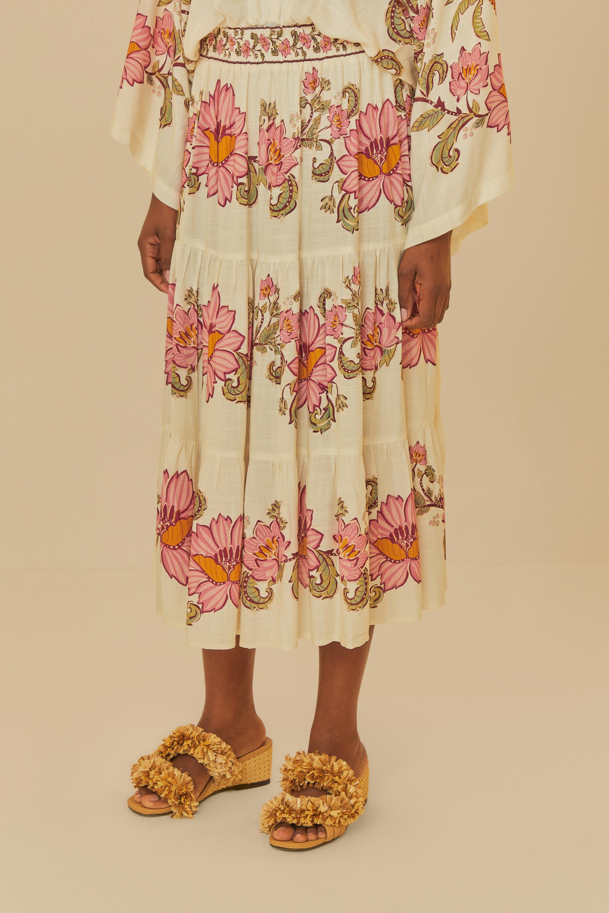 Saia Estampada Ravenala