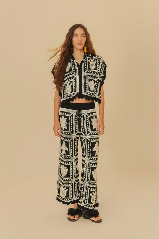 Camisa Cropped Tricot Artesanal Camisa Cropped Tricot Artesanal