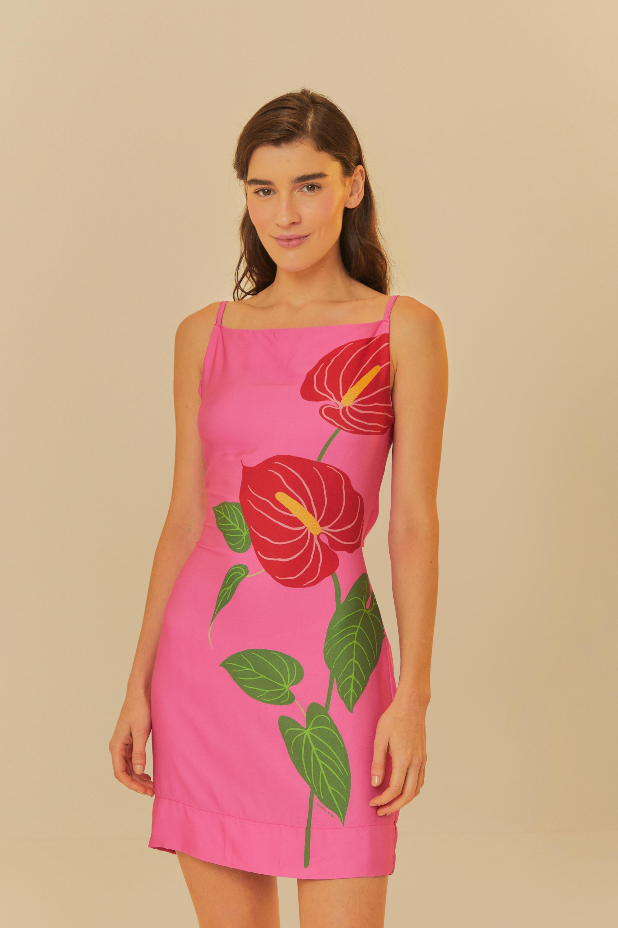 Vestido Curto Estampado Cecília