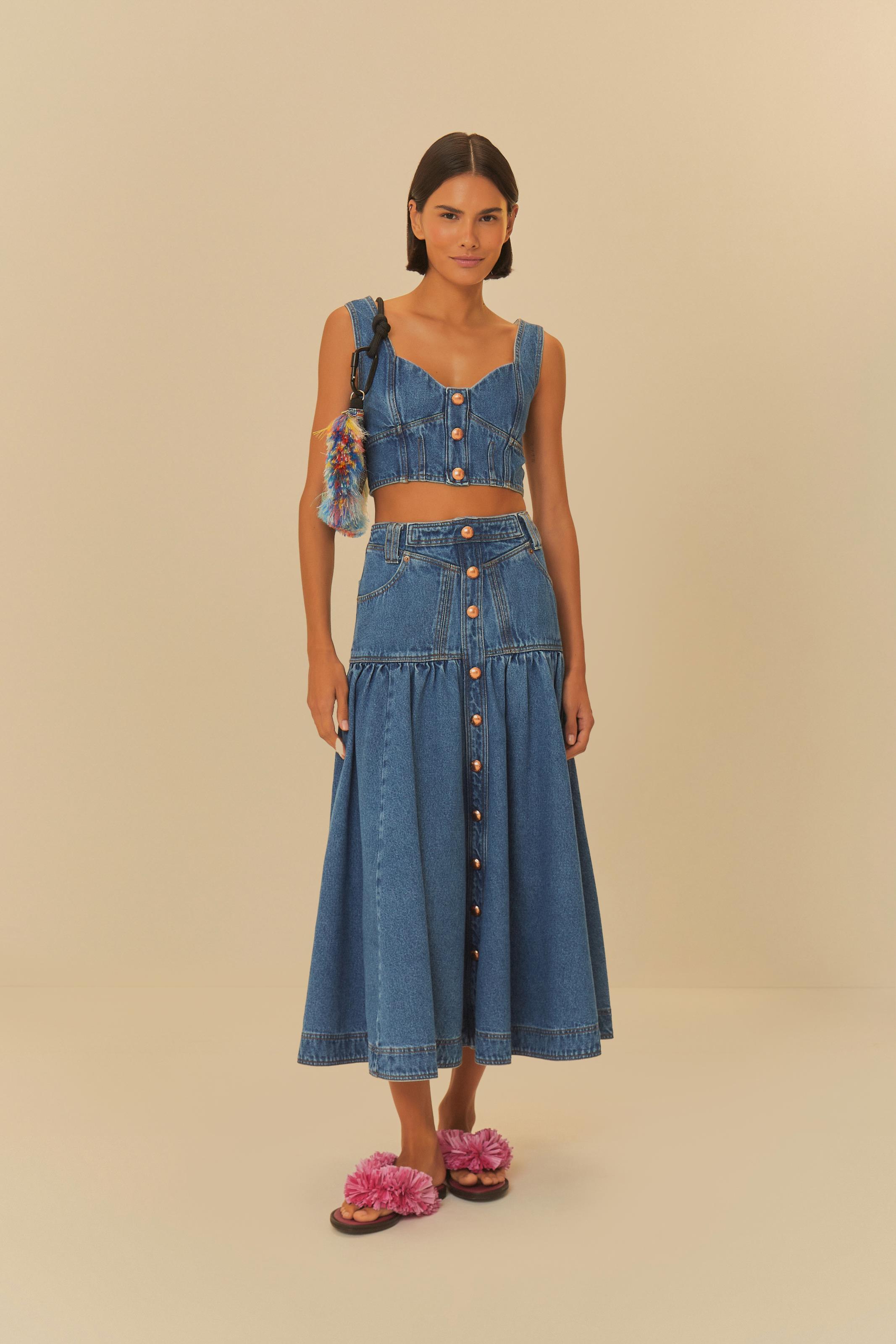 Top Jeans Recortes