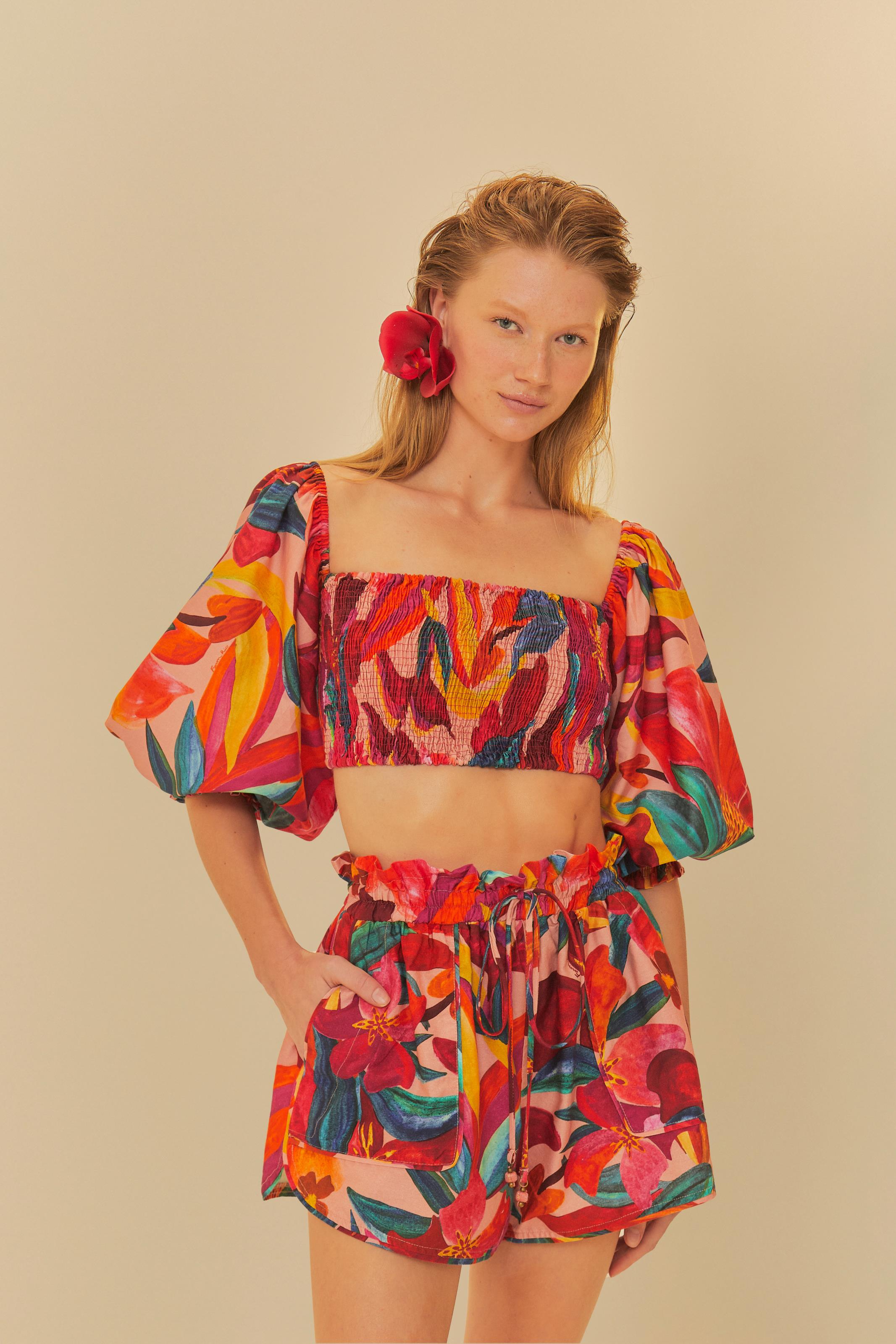 Potenza Floral Reggie Short