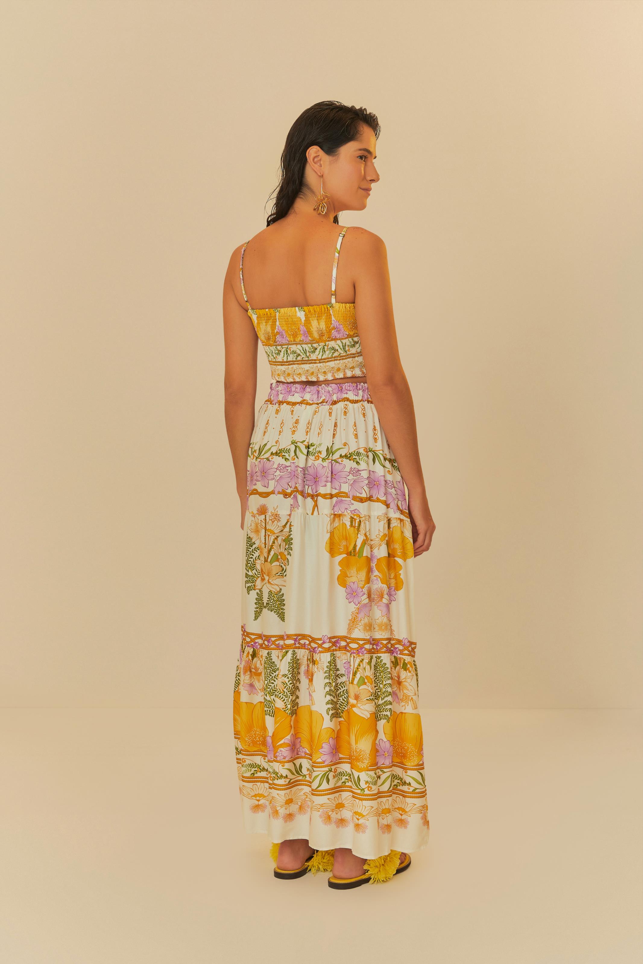 Saia Estampada Alice