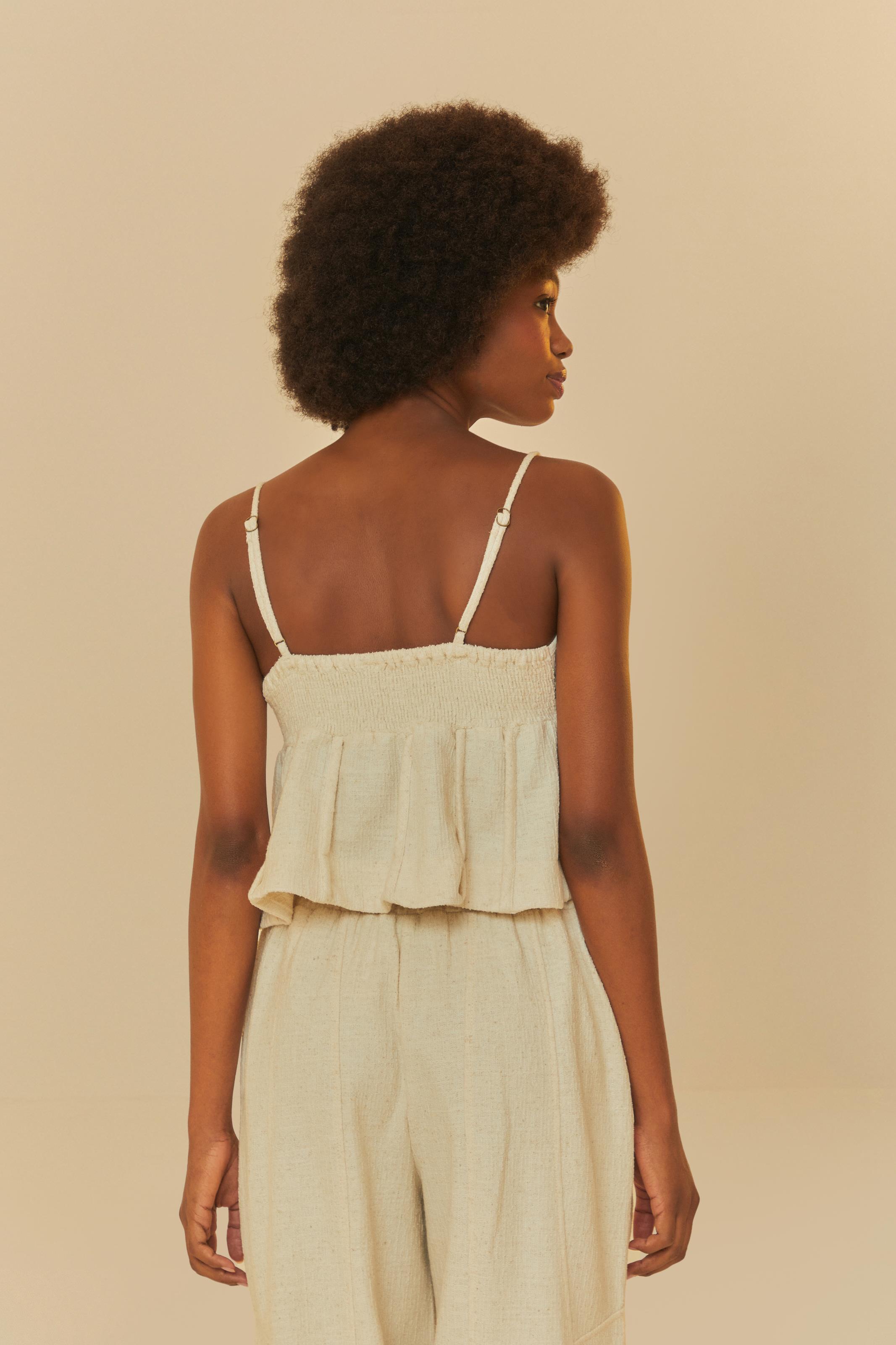 Blusa Pespontos Tweed