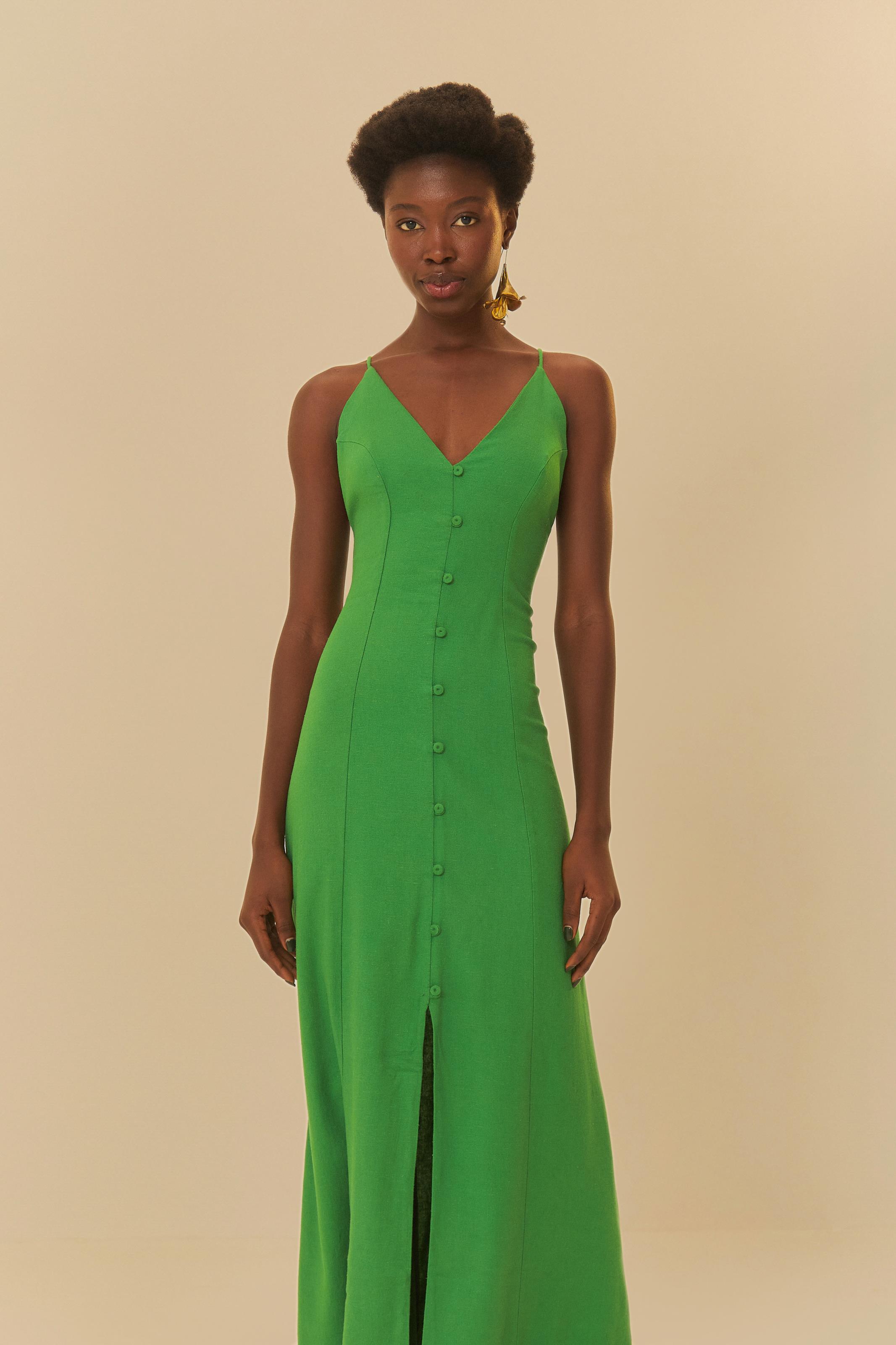 Vestido Reto Alcinhas