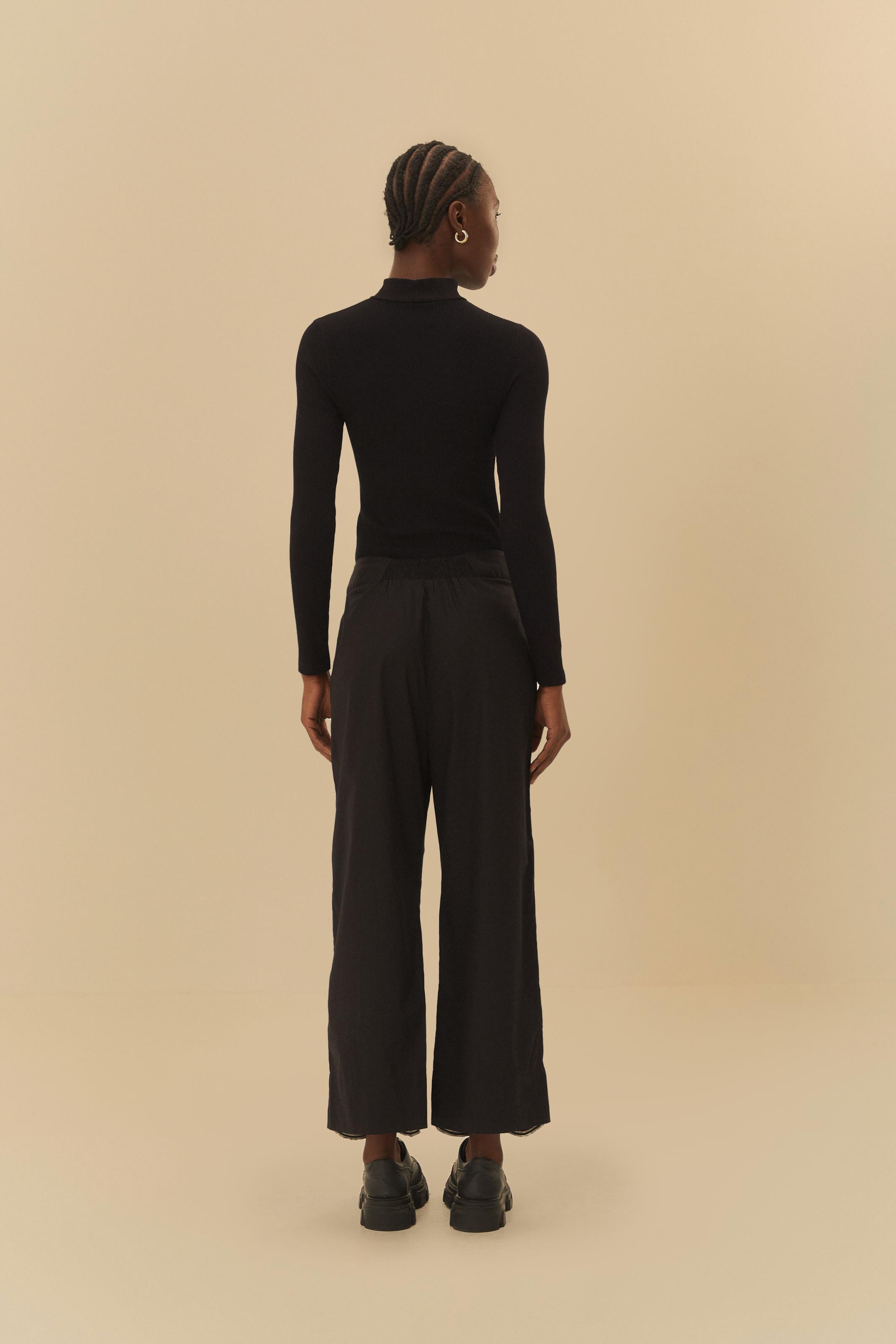 Calça Cutwork Estampada Mandalina