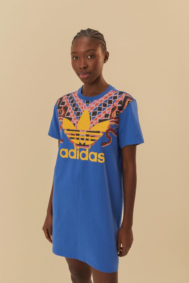 Vestido blusao fashion adidas